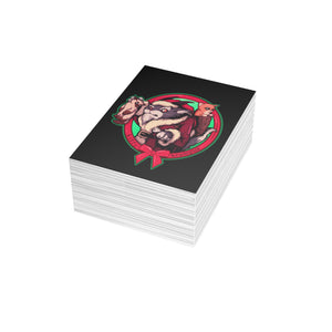 Kitty Krampus Greeting Card Bundles (10, 30, 50 pcs)