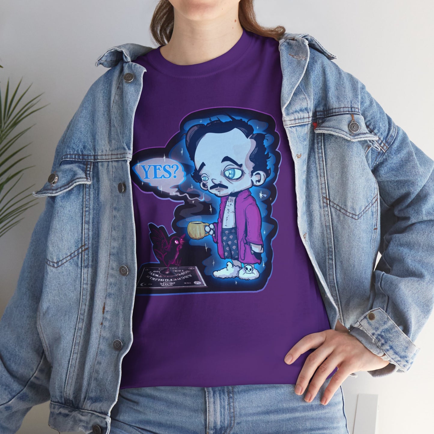 Edgar Allan Ghost Unisex Heavy Cotton Tee