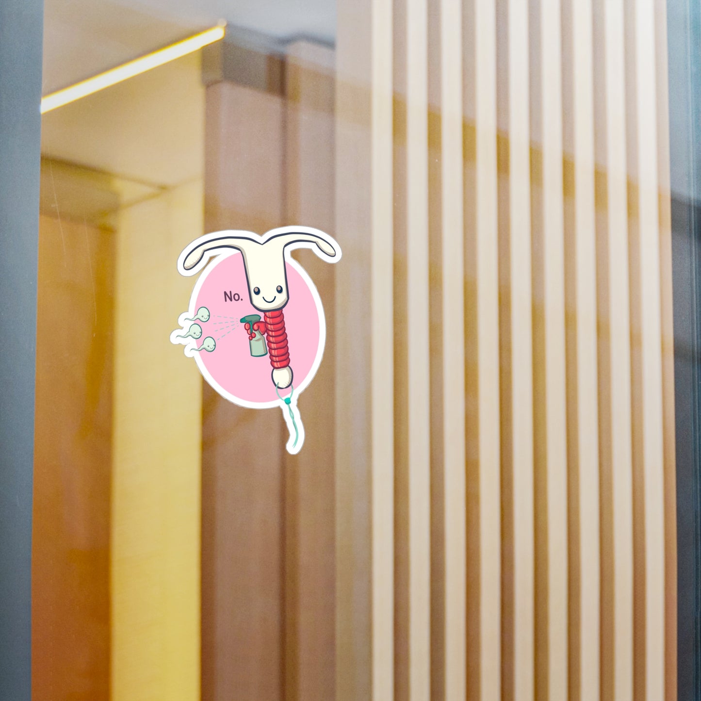 Bad Sperm Kiss-Cut Vinyl Decal