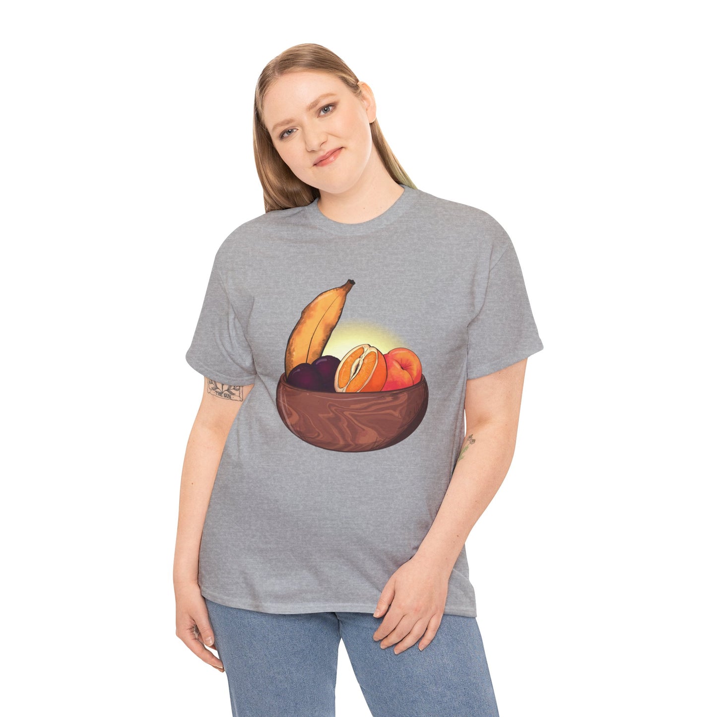 Adult Fruit Basket Unisex Heavy Cotton Tee