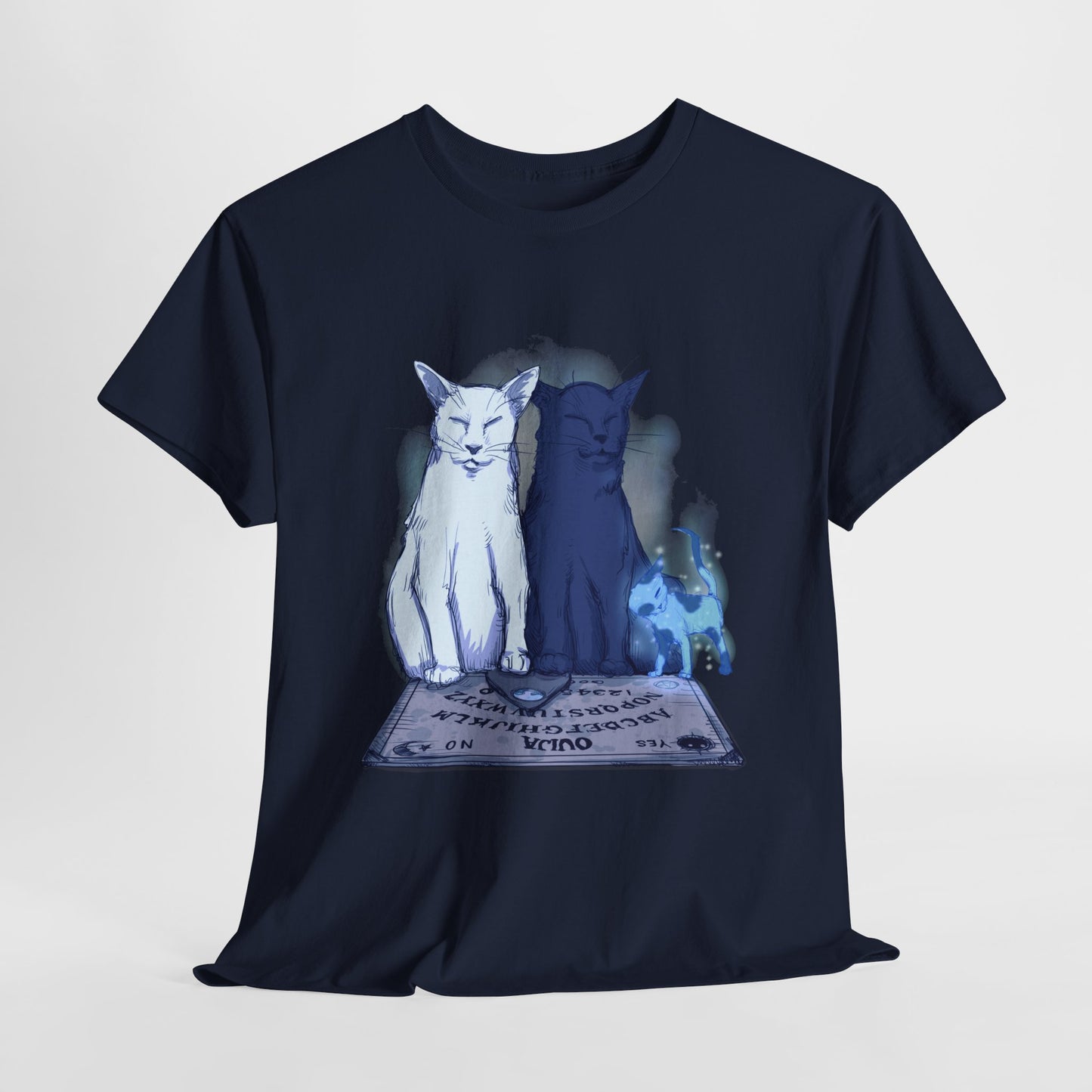 Ghost Kitten Unisex Heavy Cotton Tee