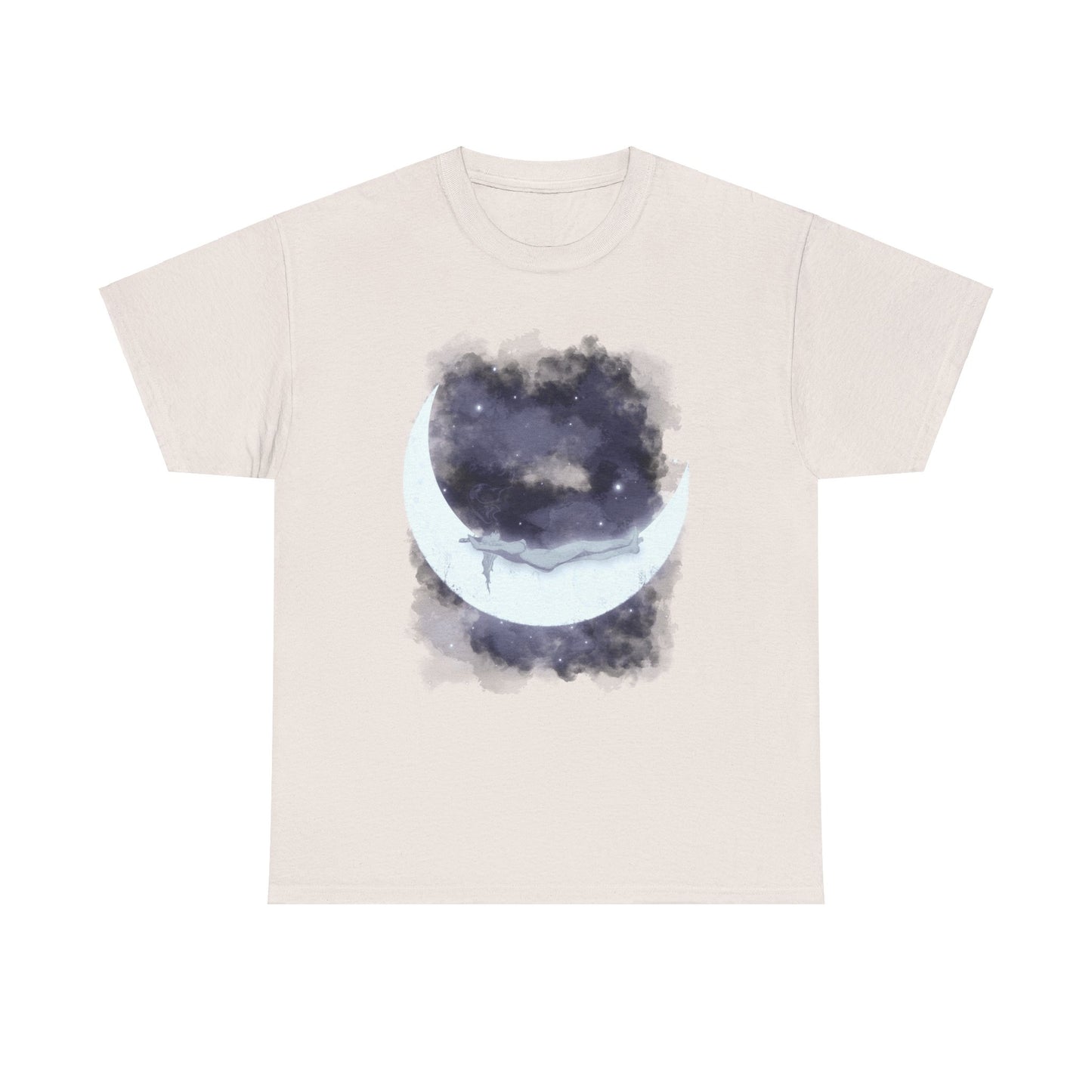 The Girl Who Loved The Moon Unisex Heavy Cotton Tee
