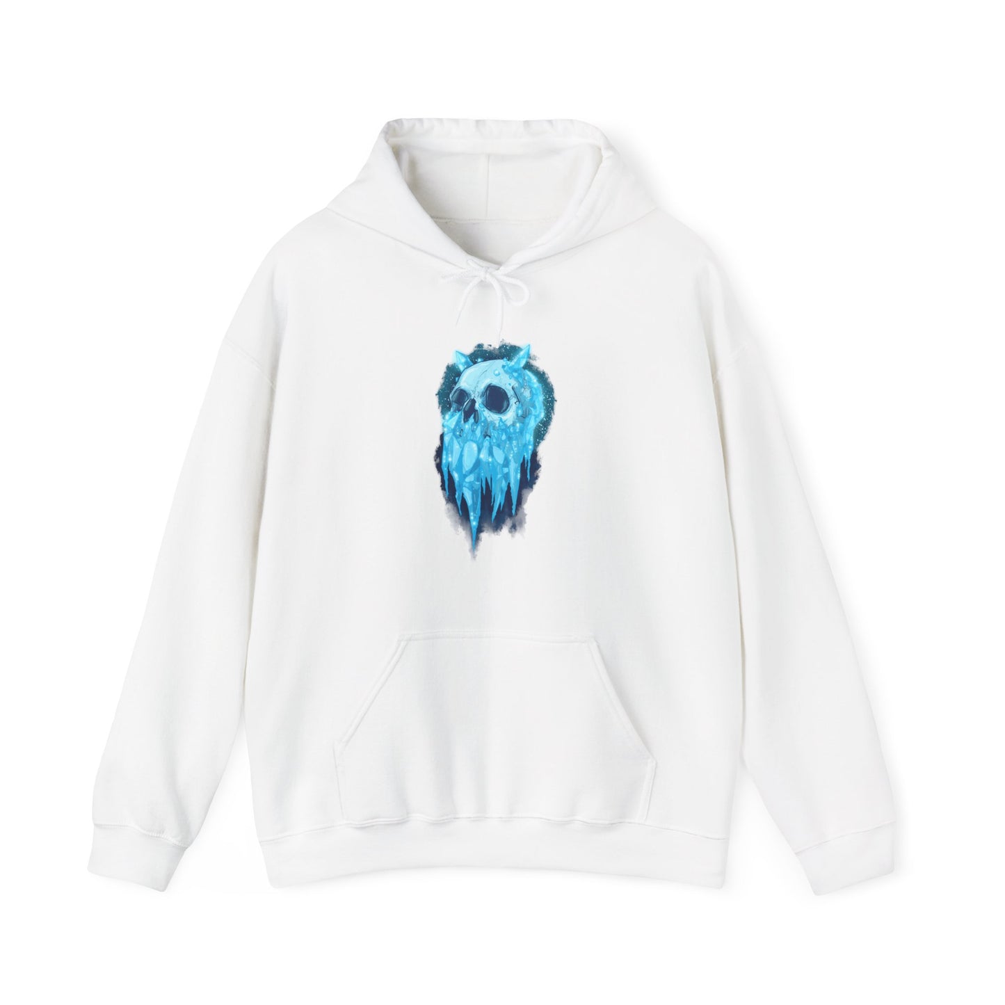 Elemental Skull Ice Unisex Heavy Blend Hooded Sweatshirt