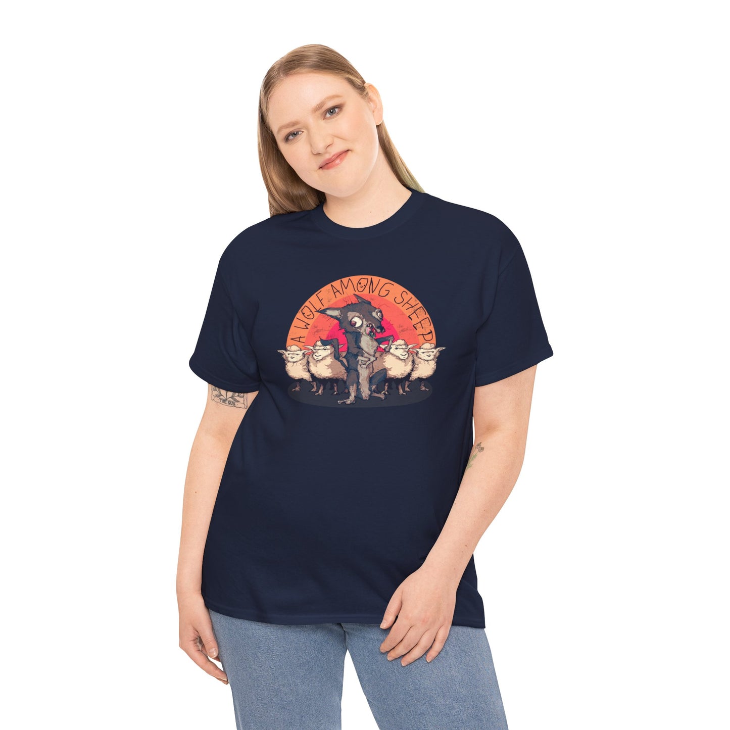 A Wolf Among Sheep Unisex Heavy Cotton Tee