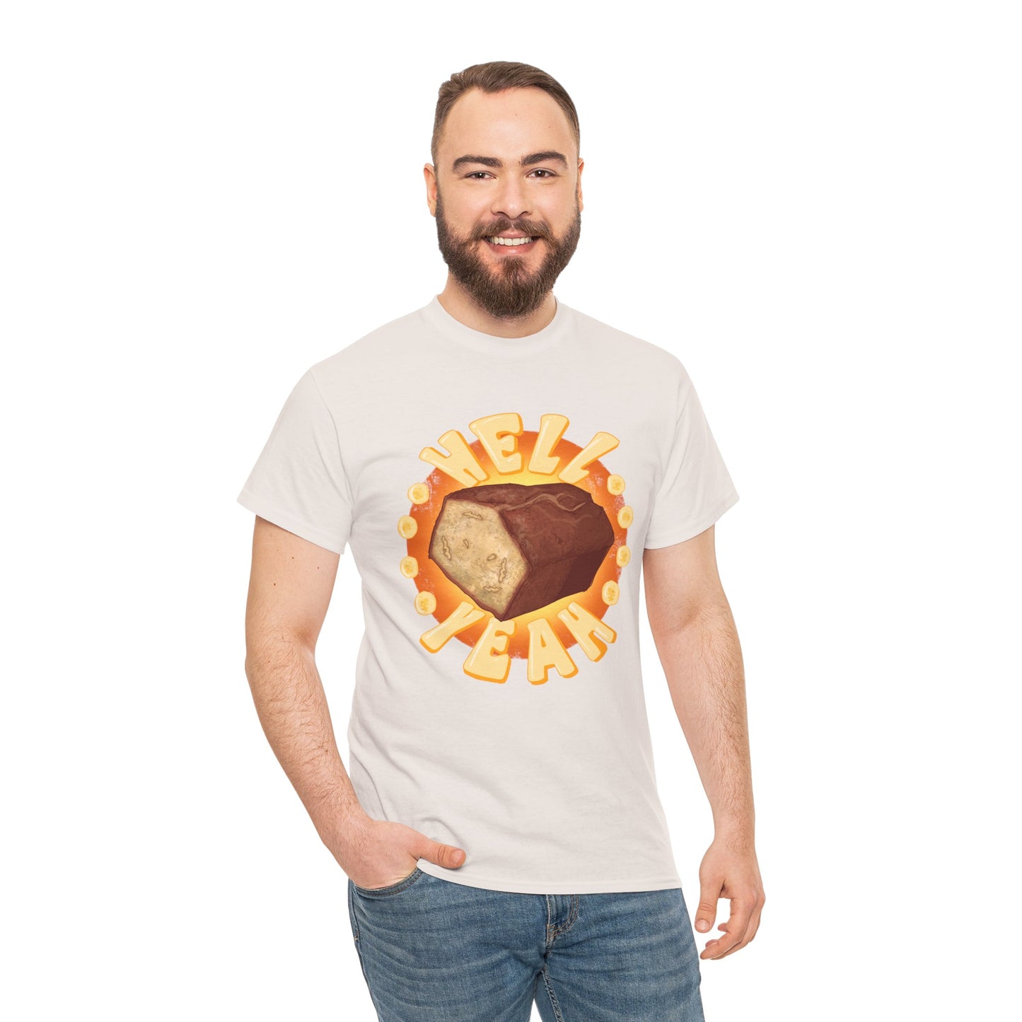 Banana Bread At Work Unisex Heavy Cotton Tee