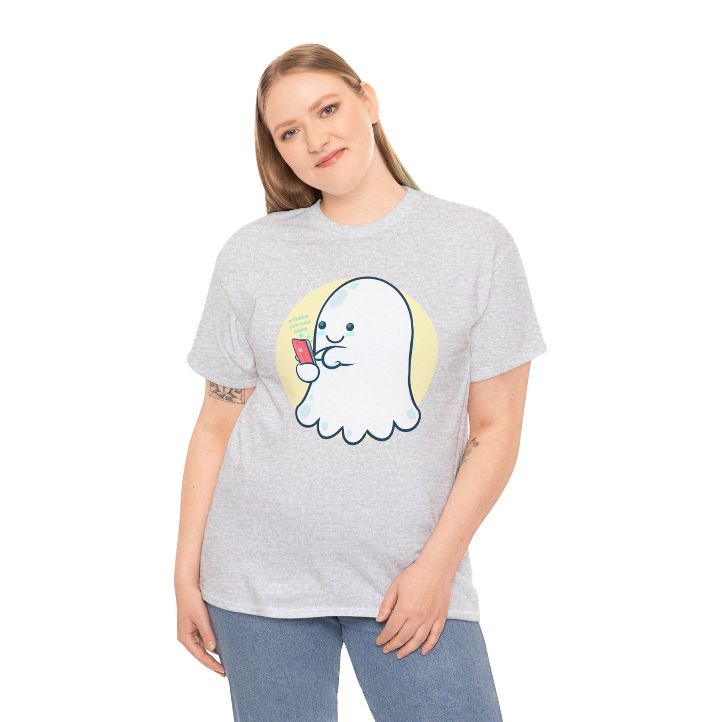 Ghosted Unisex Heavy Cotton Tee