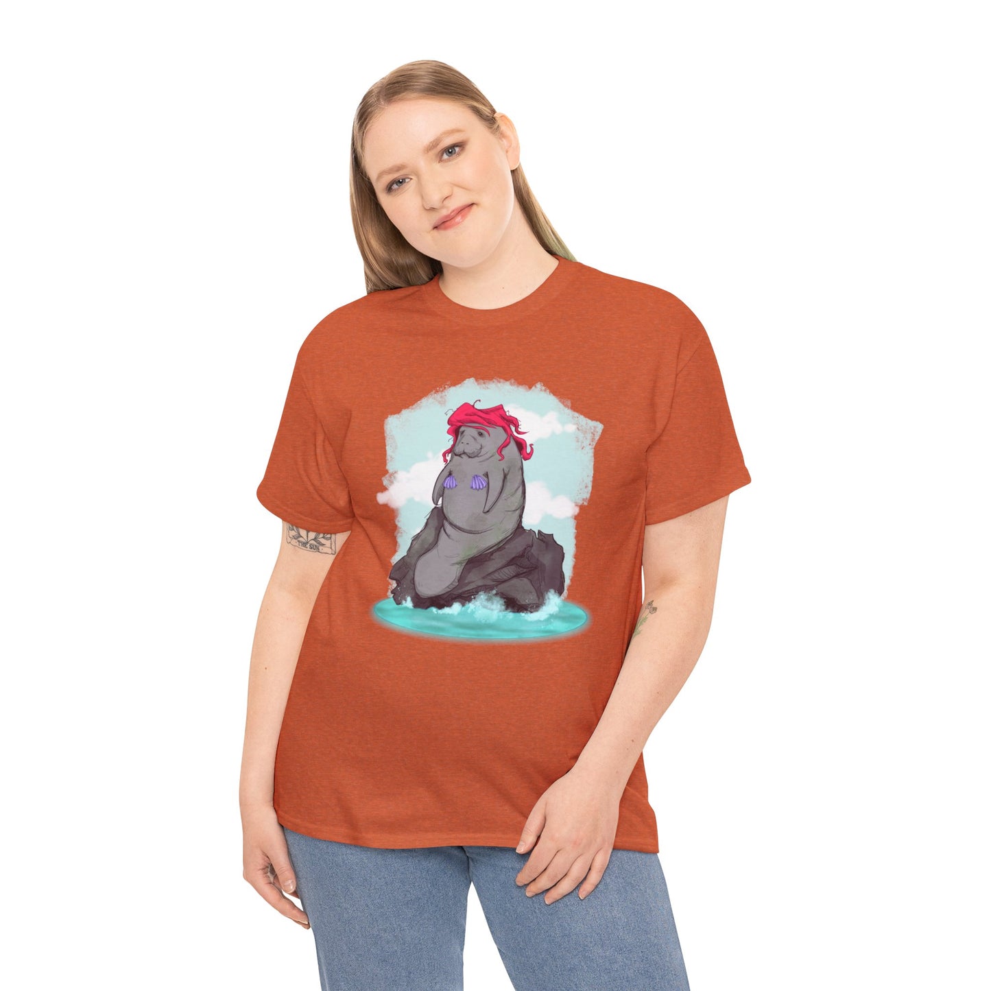 The Big Manatee Unisex Heavy Cotton Tee