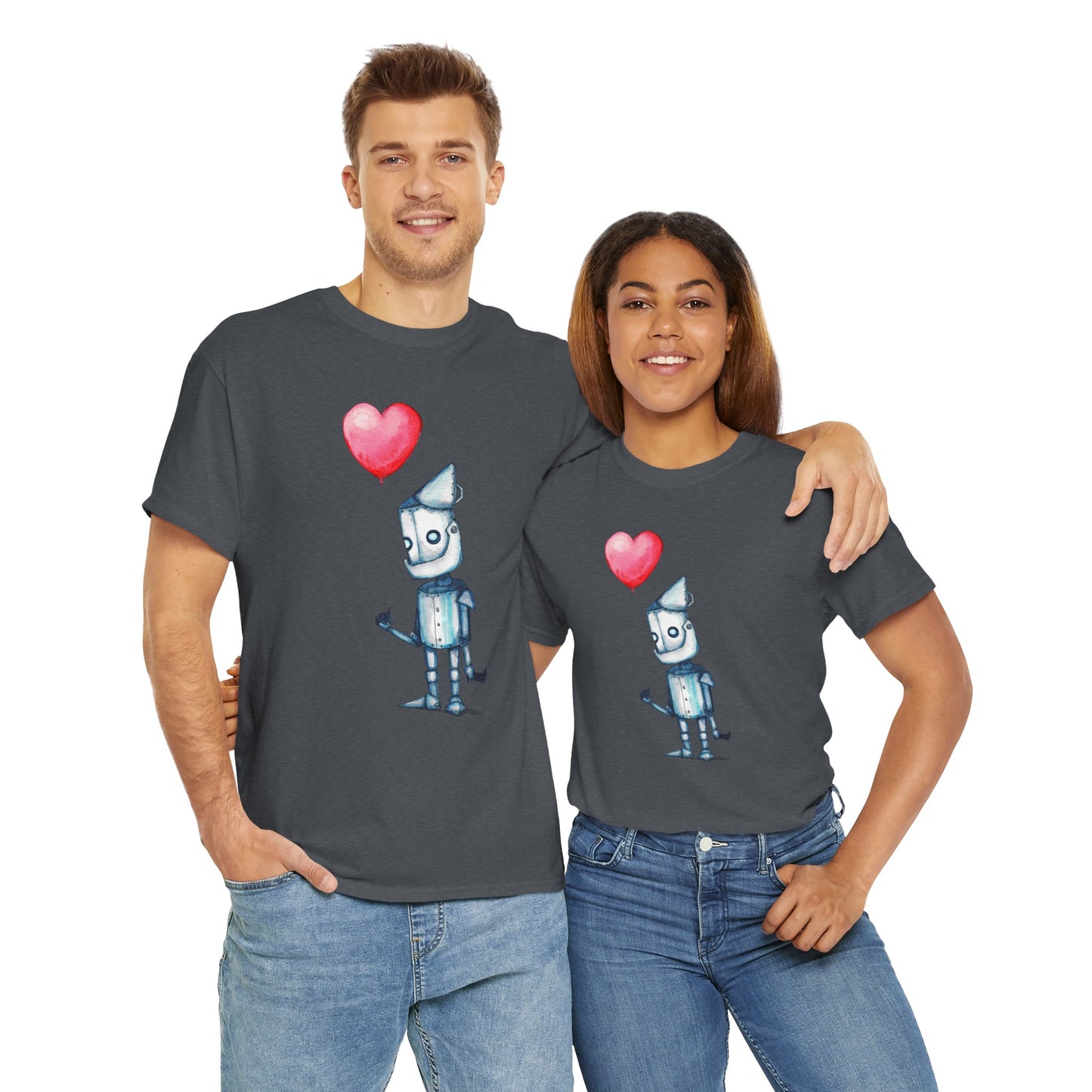 Tinman Gets A Heart Unisex Heavy Cotton Tee