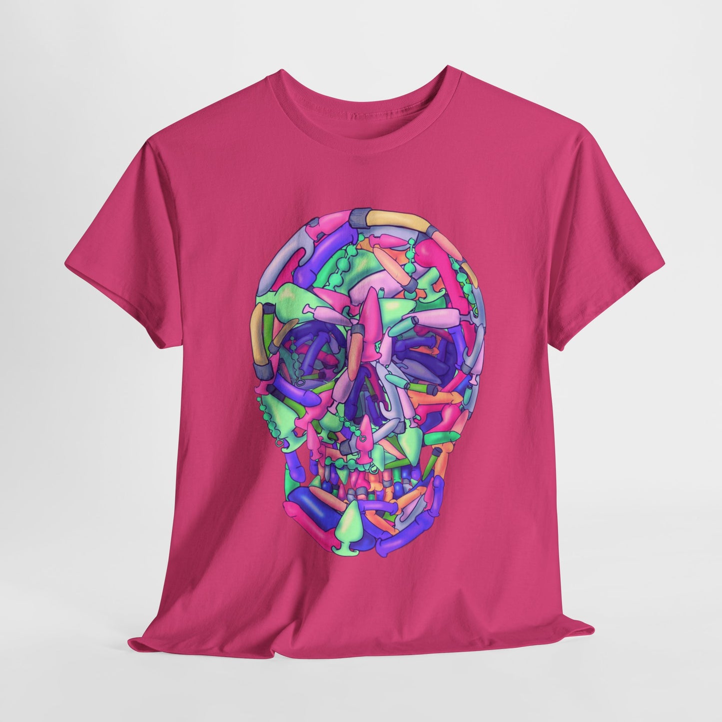 Sex Toy Skull Unisex Heavy Cotton Tee