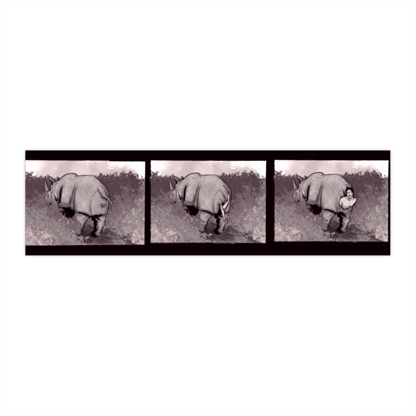 Hot Rhino Bumper Stickers