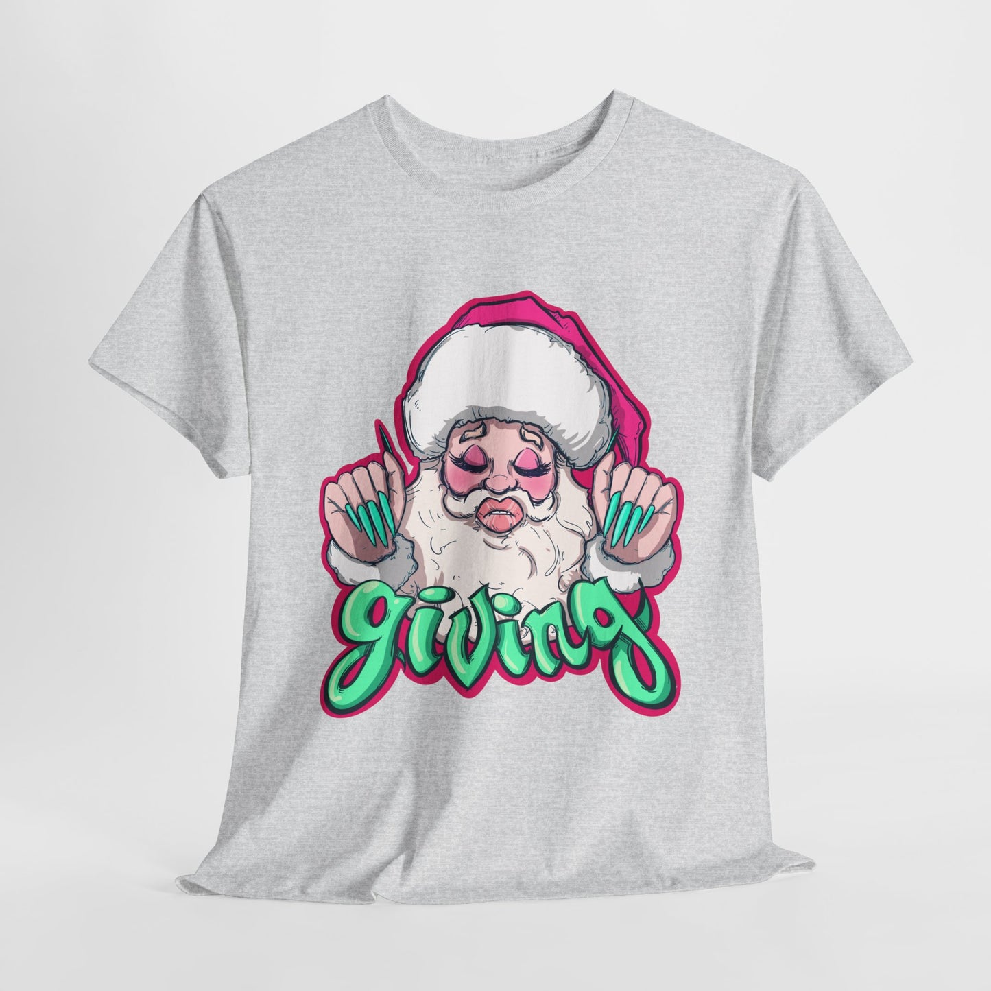 He Is Giving Unisex Heavy Cotton Tee