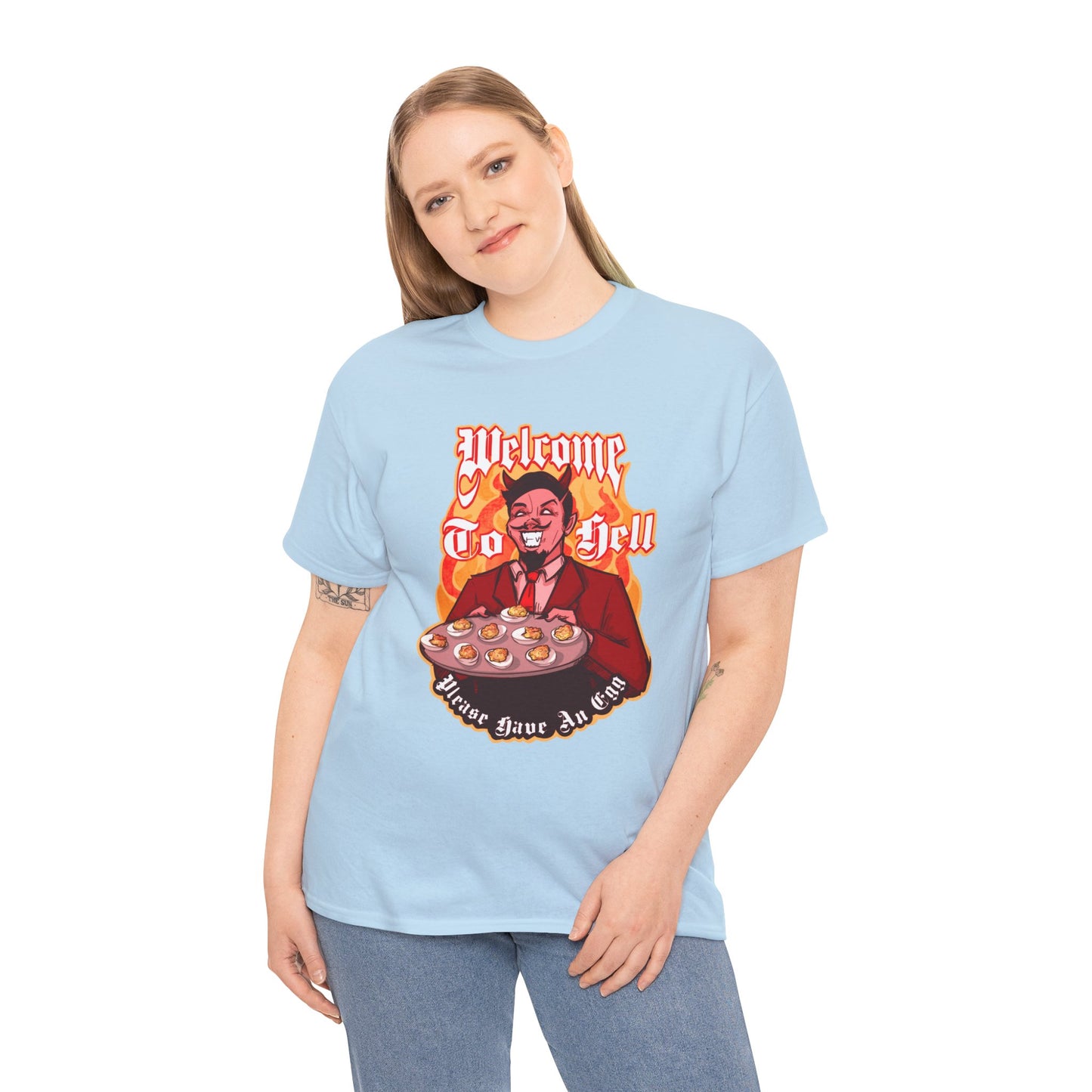 Deviled Eggs Unisex Heavy Cotton Tee
