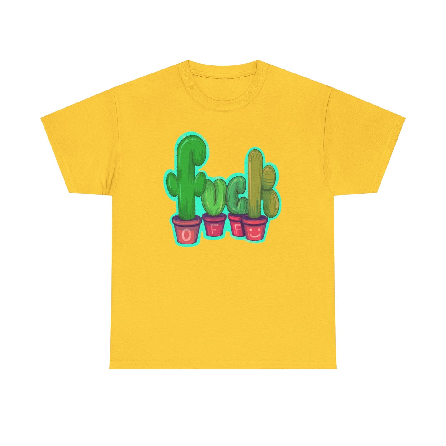 Rude Succulents Unisex Heavy Cotton Tee