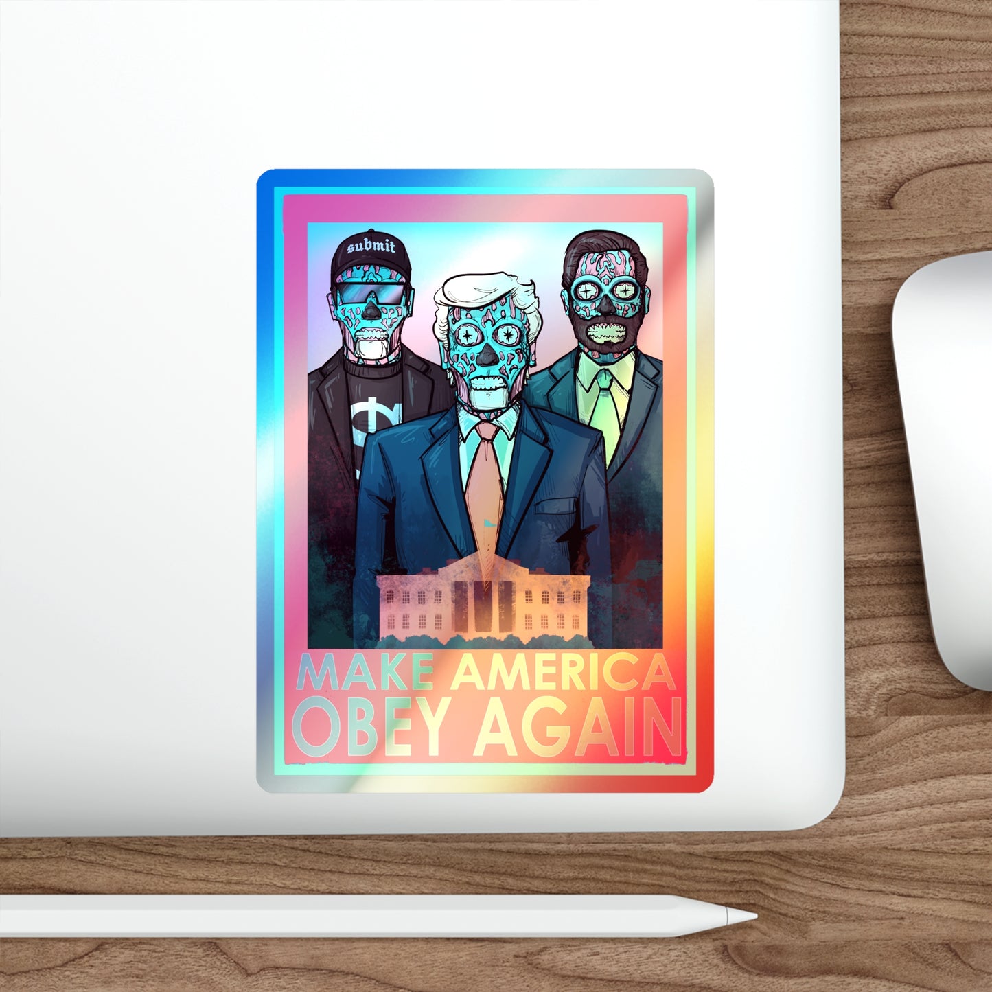 MAOA Holographic Die-cut Stickers