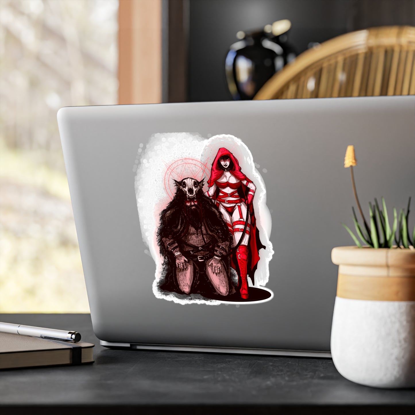 Taming The Wolf Kiss-Cut Vinyl Decal