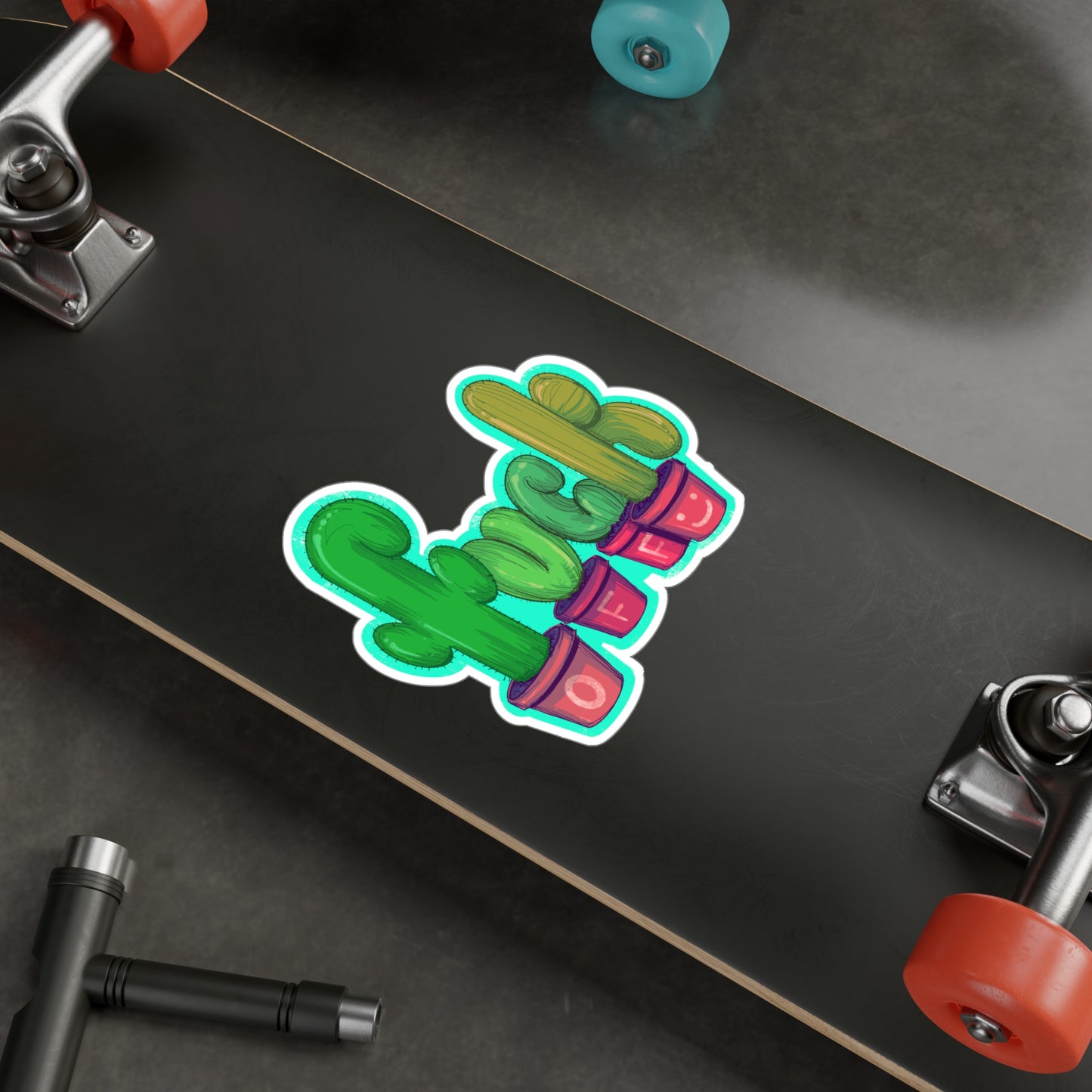 Rude Succulent Kiss-Cut Vinyl Decal