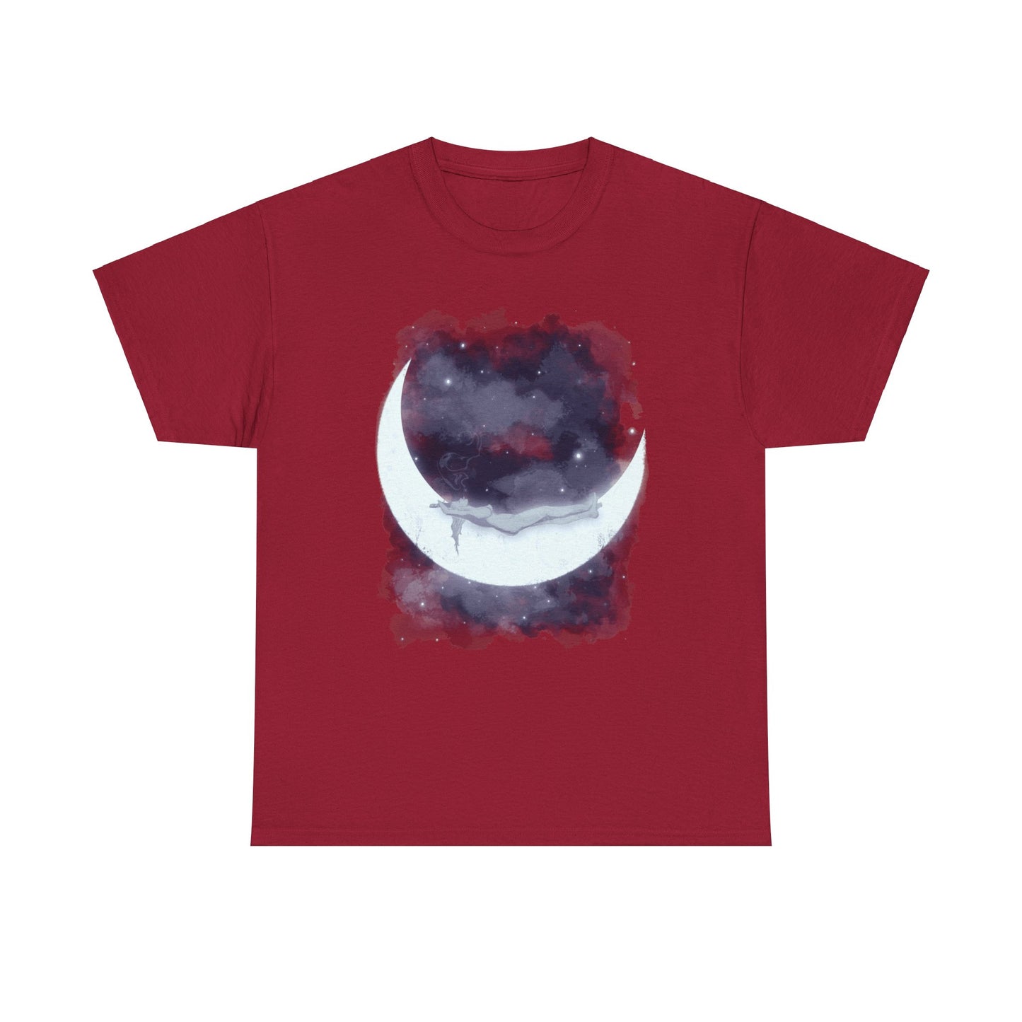The Girl Who Loved The Moon Unisex Heavy Cotton Tee