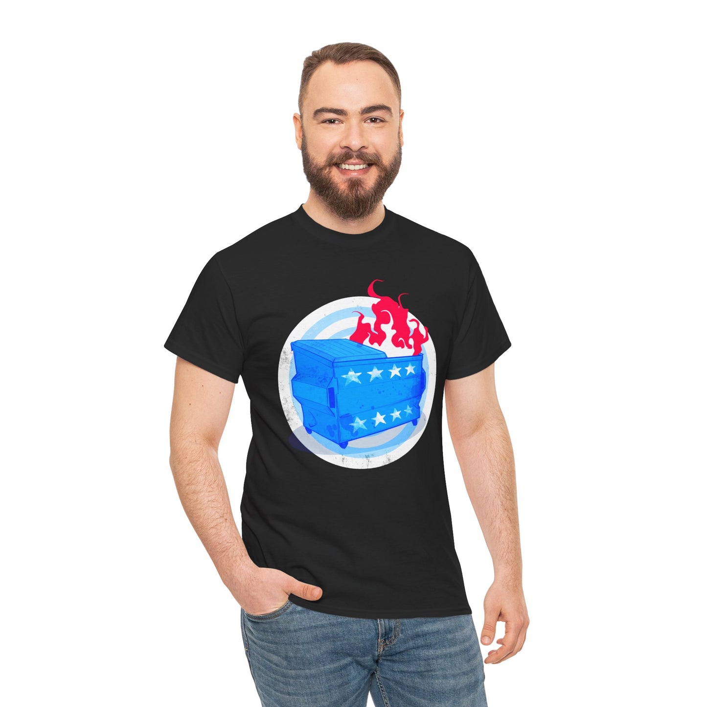 American Dumpster Firre Unisex Heavy Cotton Tee