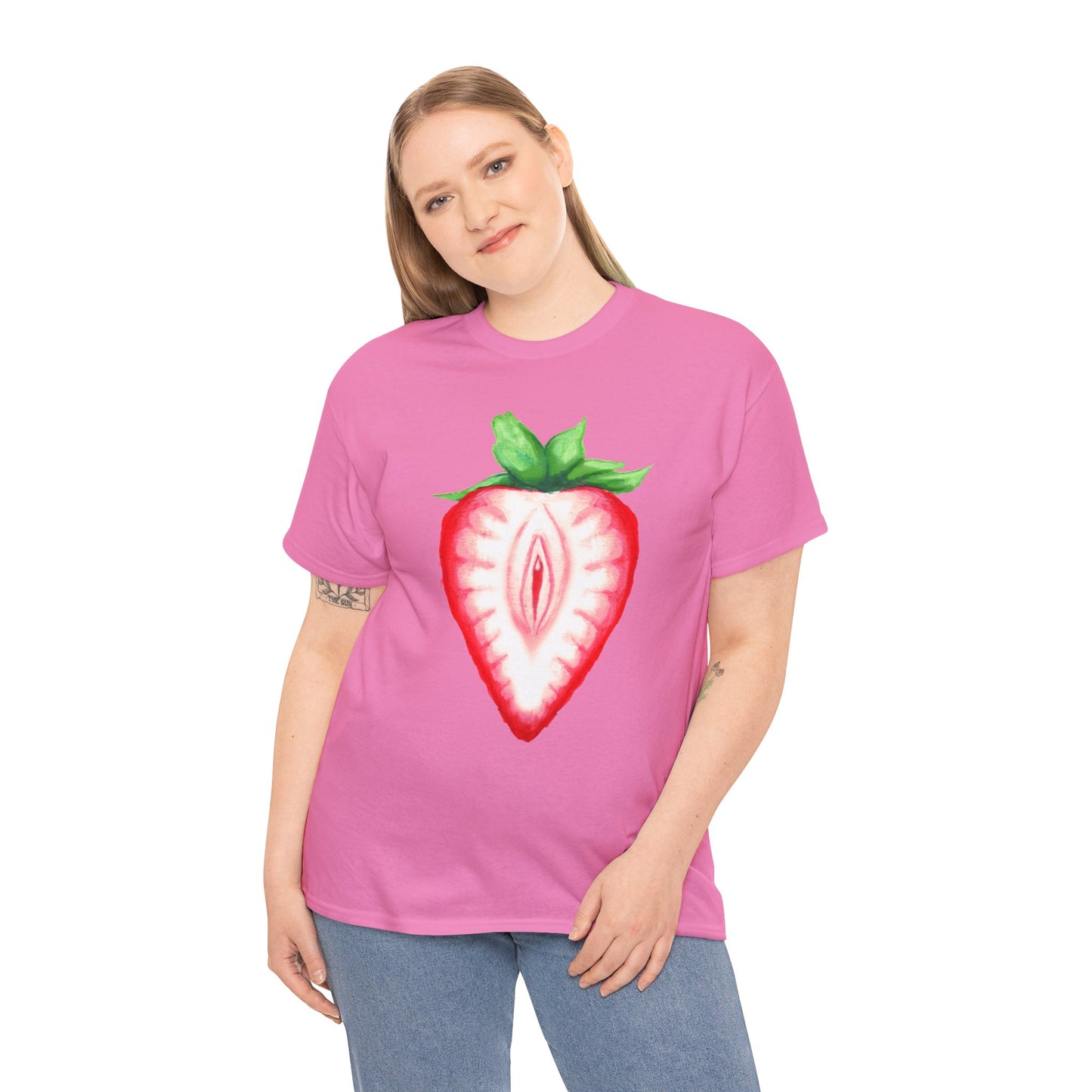 Juicy Strawberry Unisex Heavy Cotton Tee