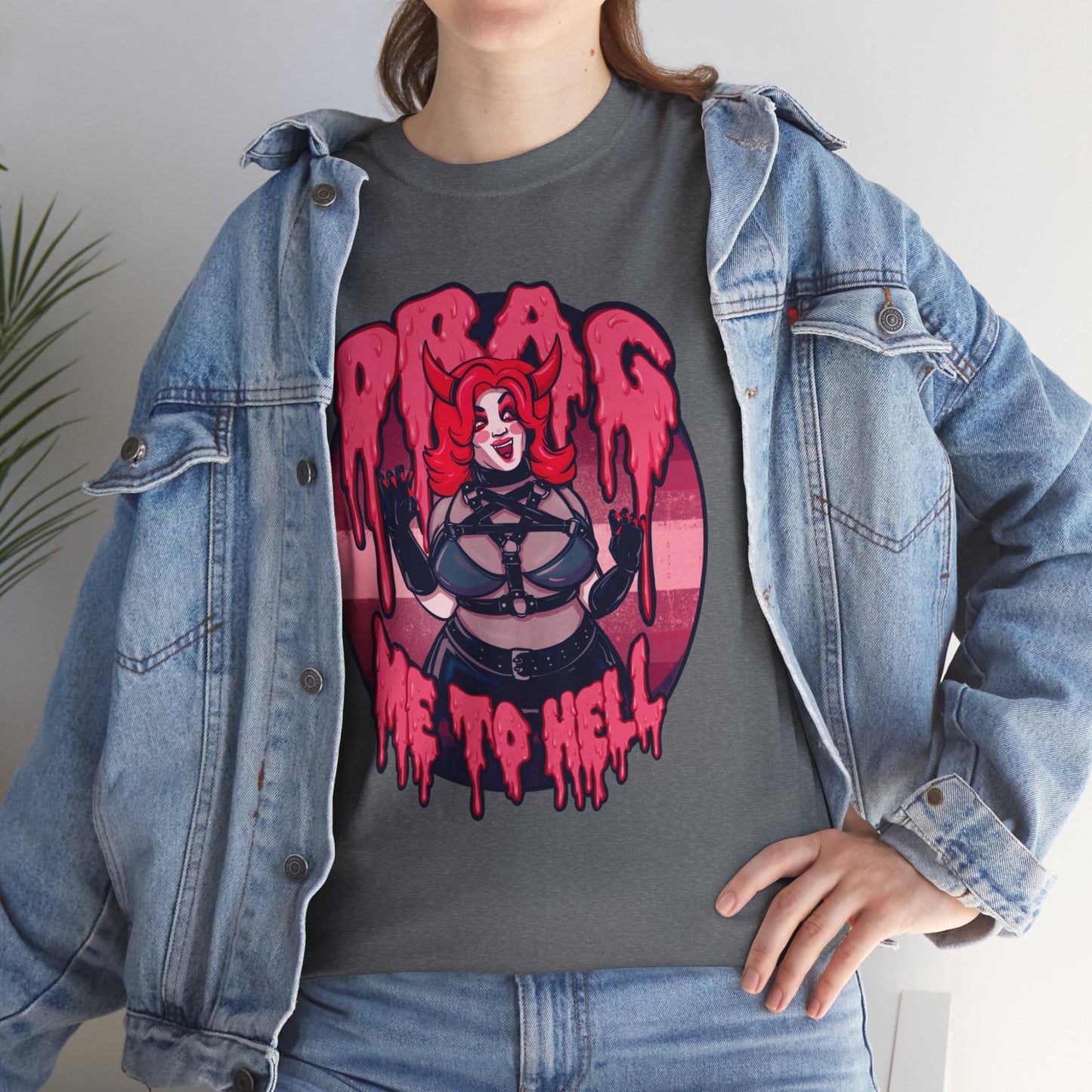 Drag Me To Hell Unisex Heavy Cotton Tee