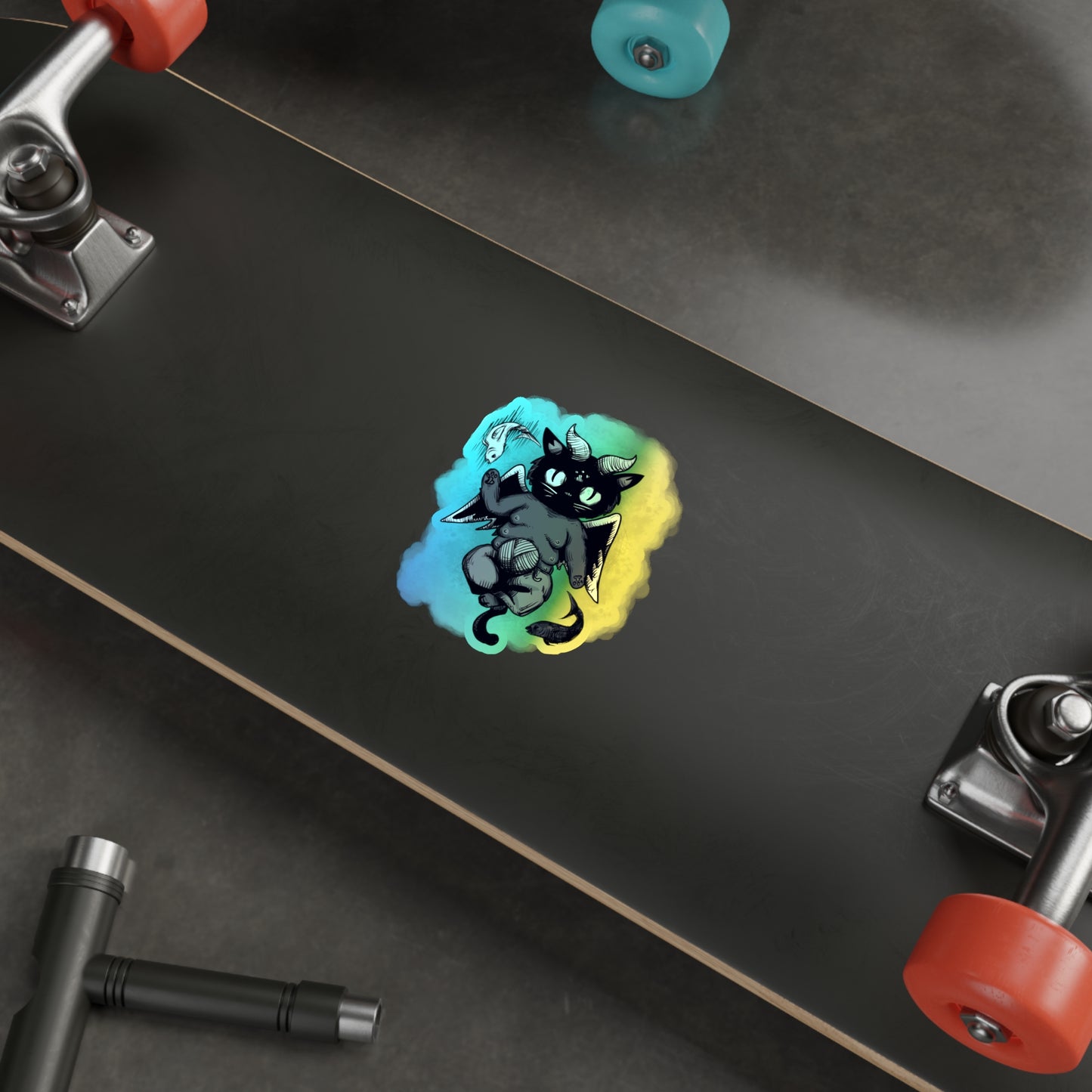 Baphocat Holographic Die-cut Stickers