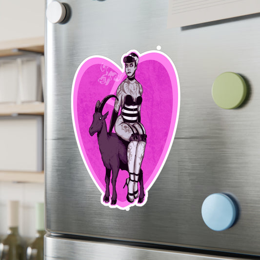 Goth Pinup Kiss-Cut Vinyl Decal