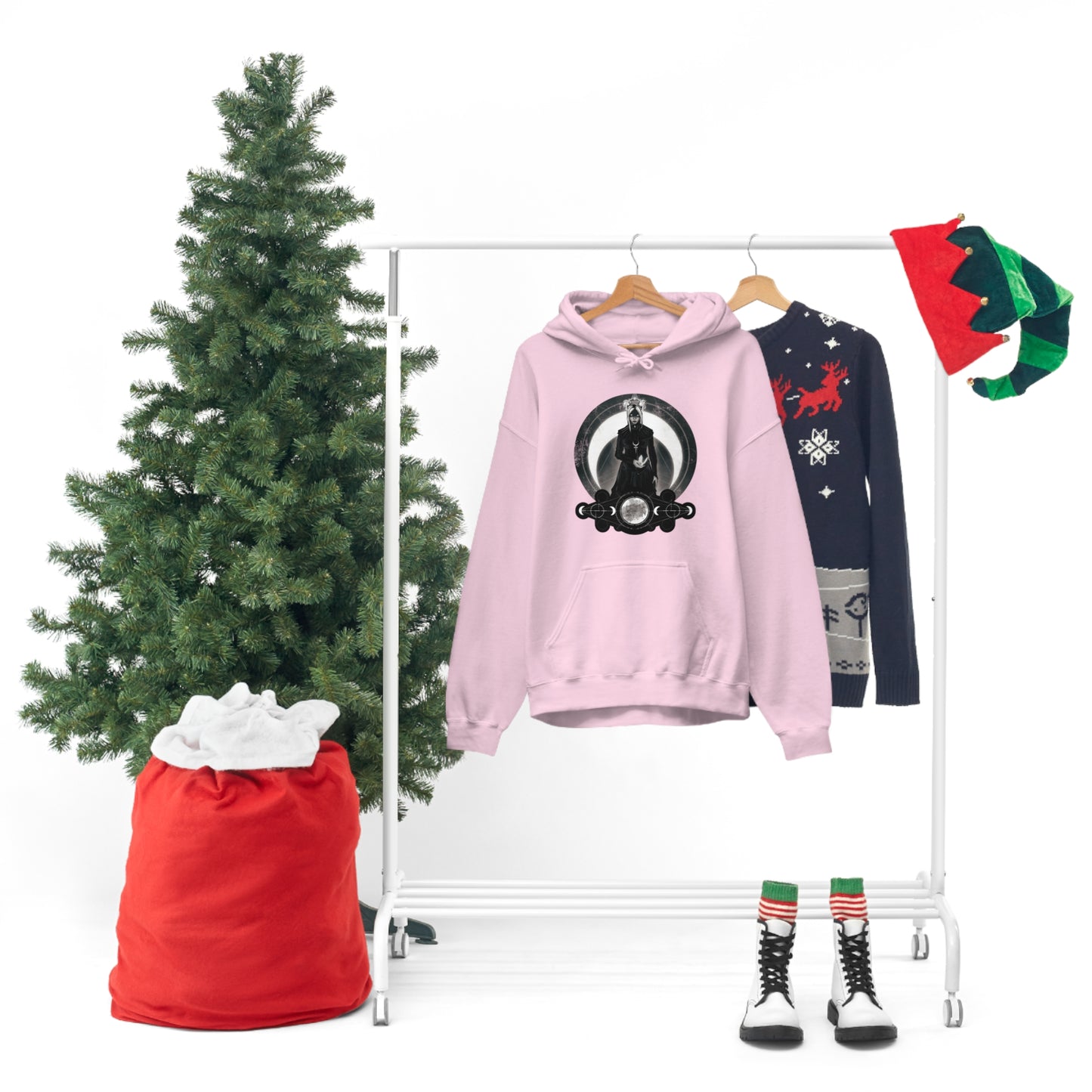Moon Goddess Unisex Heavy Blend Hooded Sweatshirt