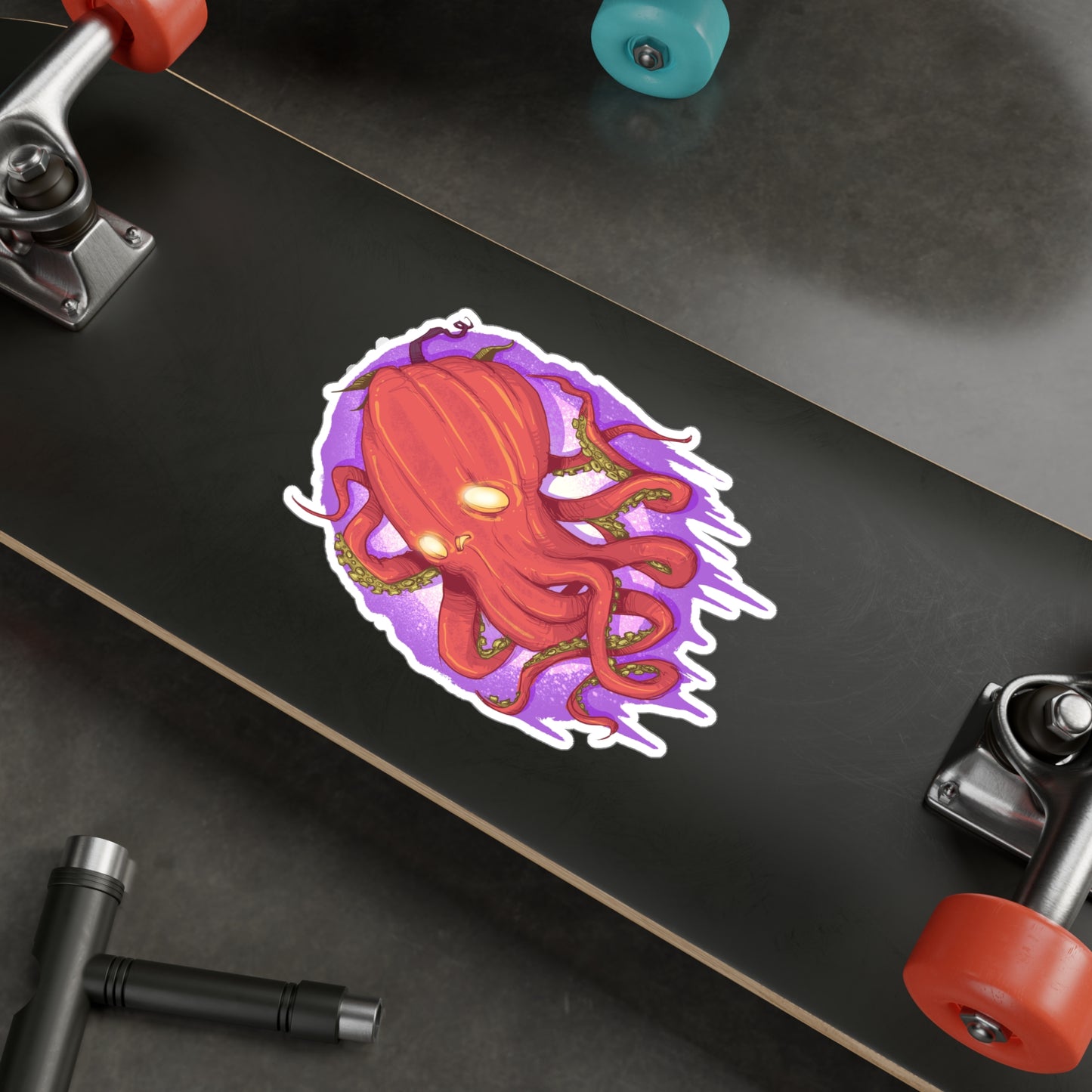 OctoPumpkin Kiss-Cut Vinyl Decal