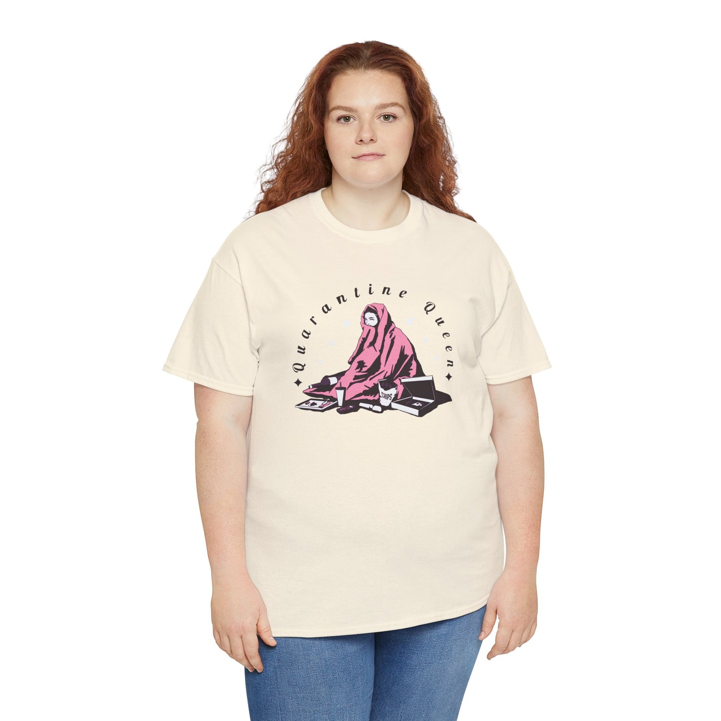 Quarantine Queen Unisex Heavy Cotton Tee
