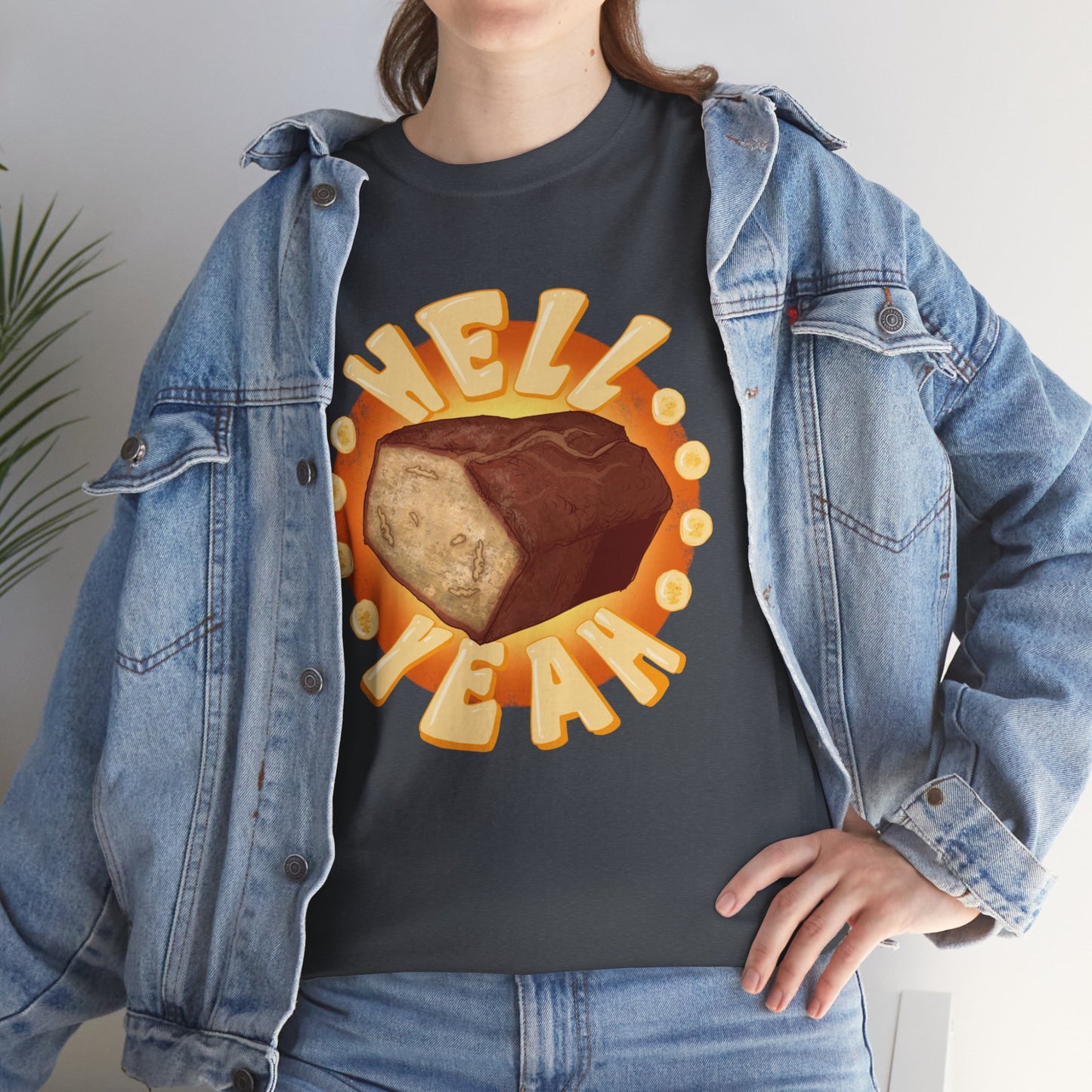 Banana Bread At Work Unisex Heavy Cotton Tee