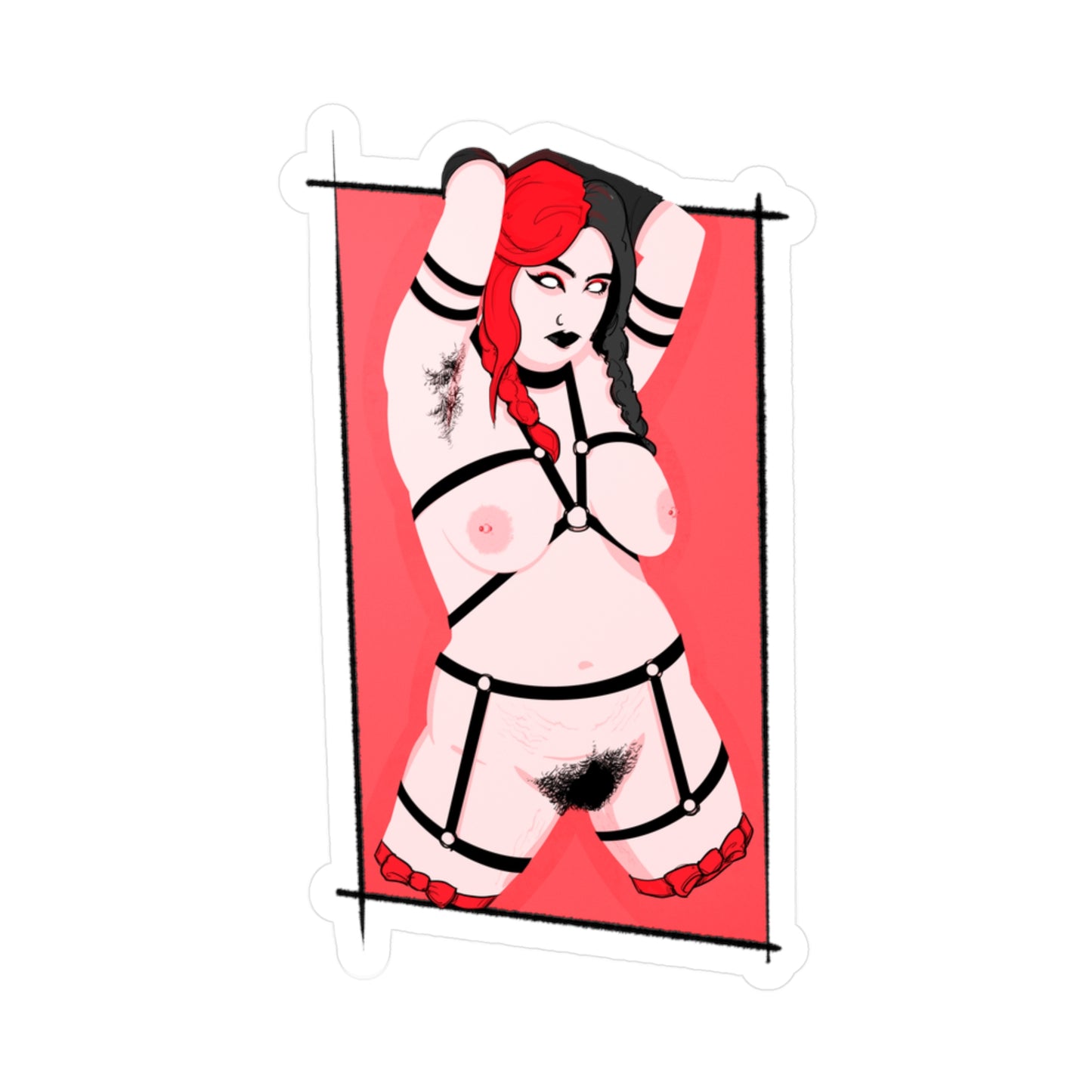 Natural Queen Kiss-Cut Vinyl Decal