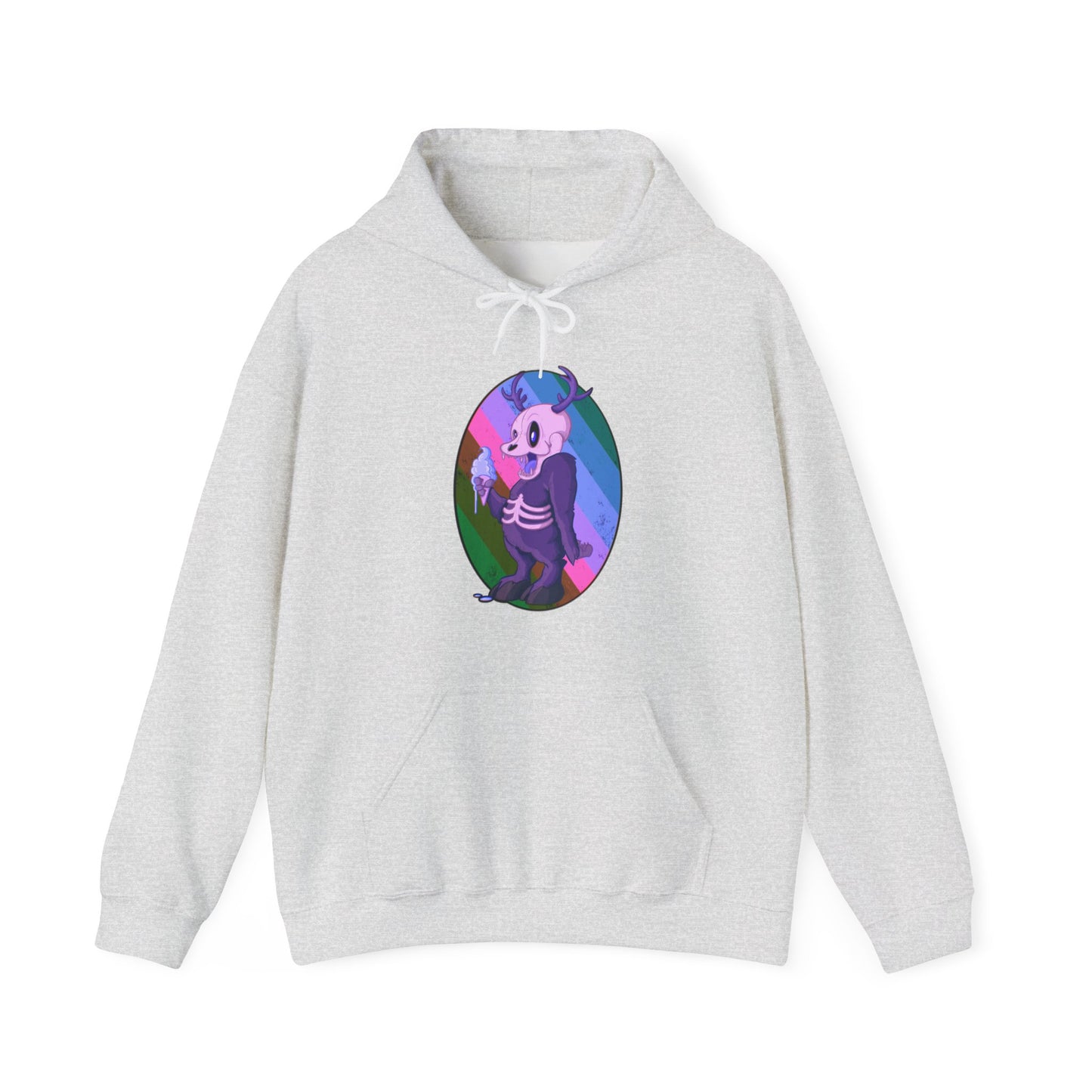 Monster Ice Cream Unisex Heavy Blend Hooded Sweatshirt