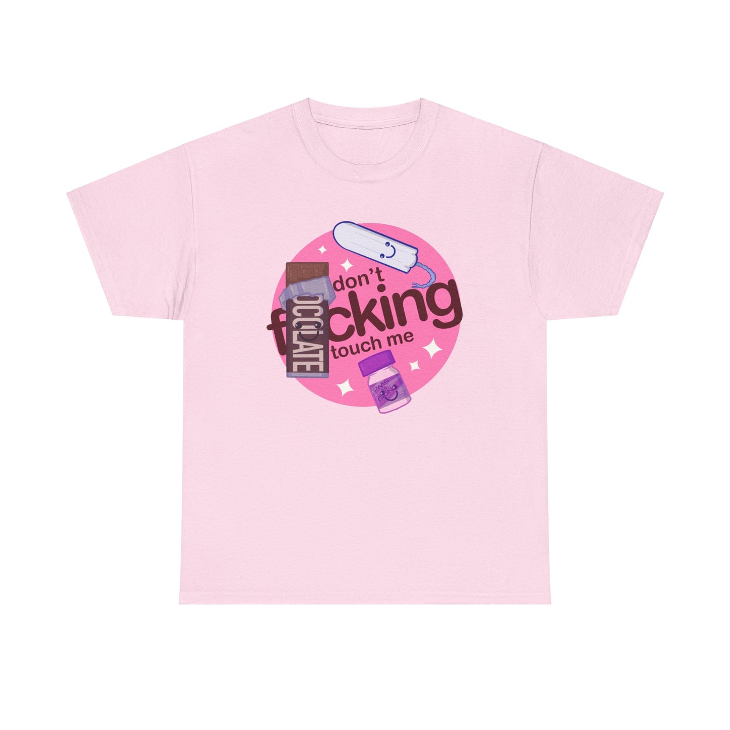 Don't Touch Me Unisex Heavy Cotton Tee