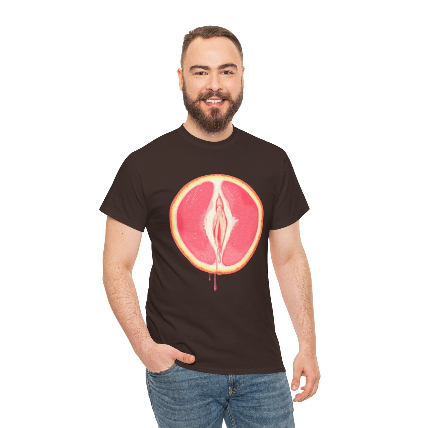 Grapefruit Unisex Heavy Cotton Tee