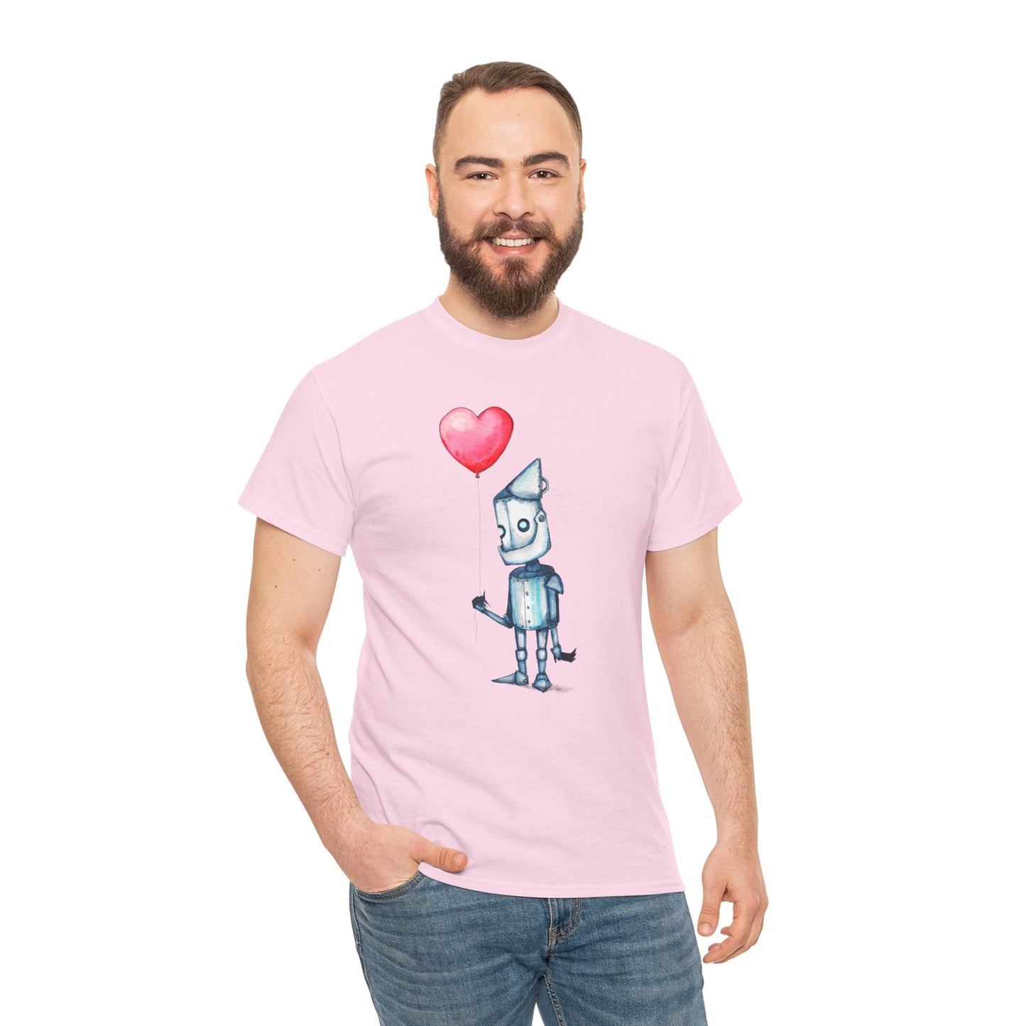 Tinman Gets A Heart Unisex Heavy Cotton Tee