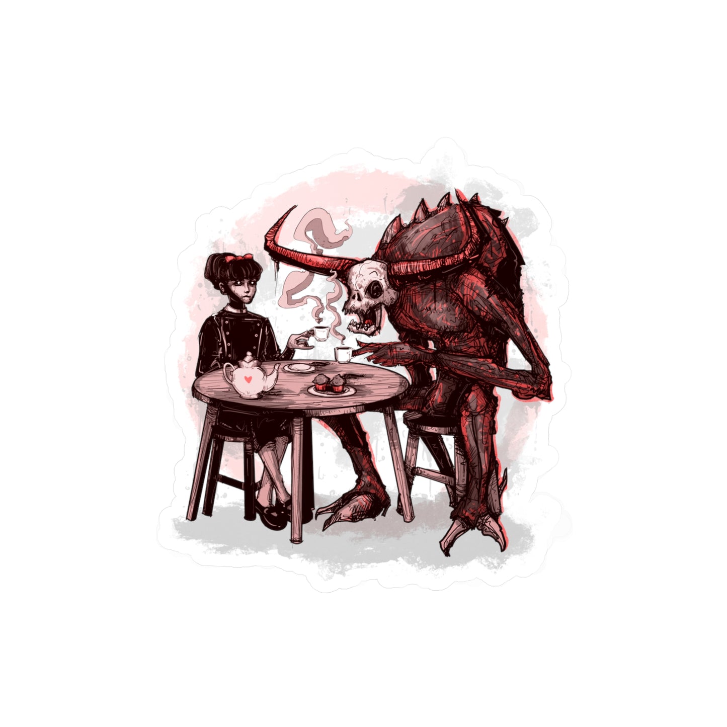 Demons For Breakfast Kiss-Cut Vinyl Decal