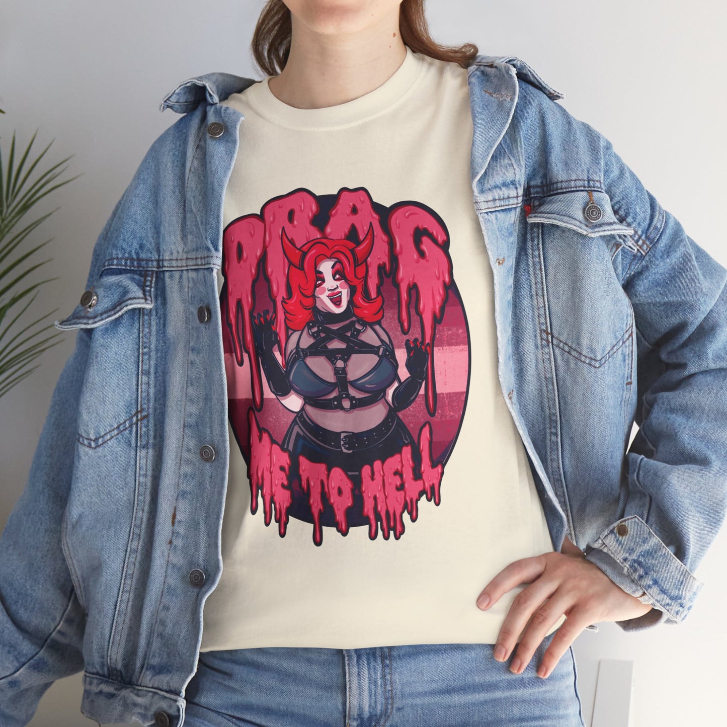 Drag Me To Hell Unisex Heavy Cotton Tee