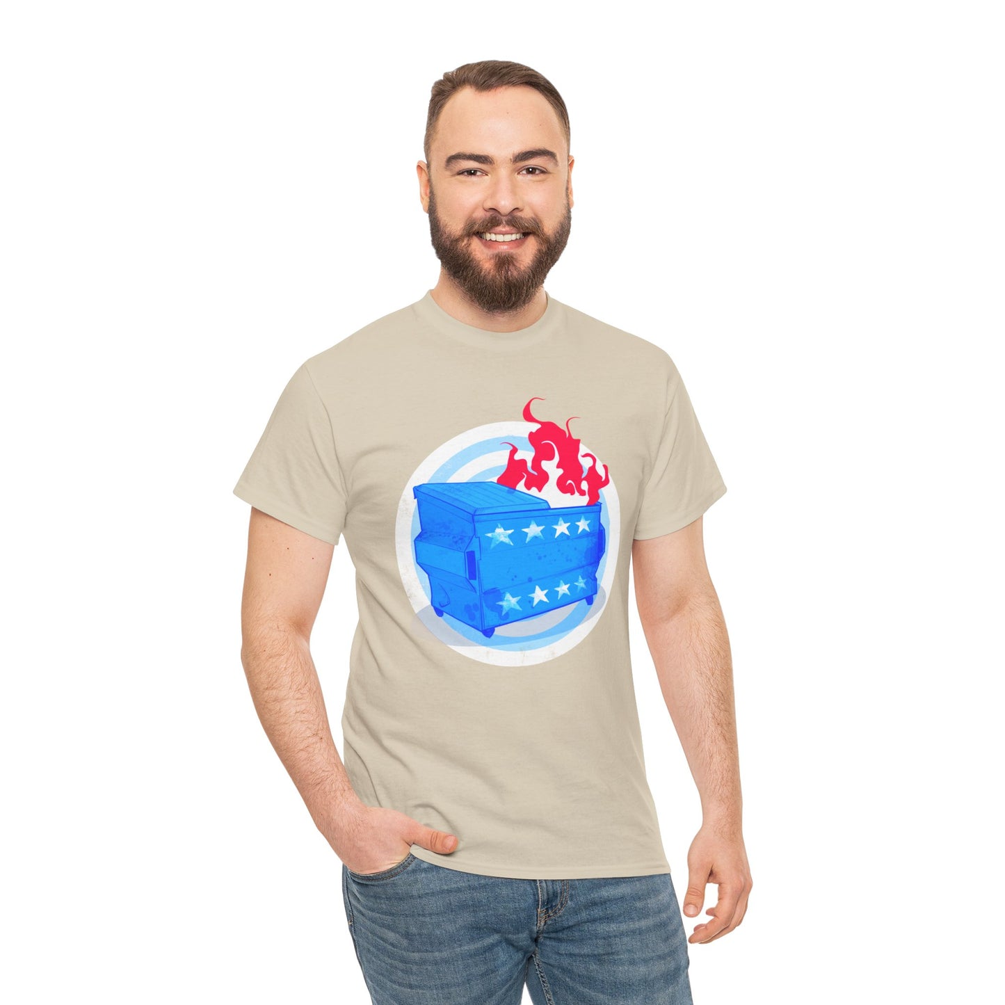 American Dumpster Firre Unisex Heavy Cotton Tee