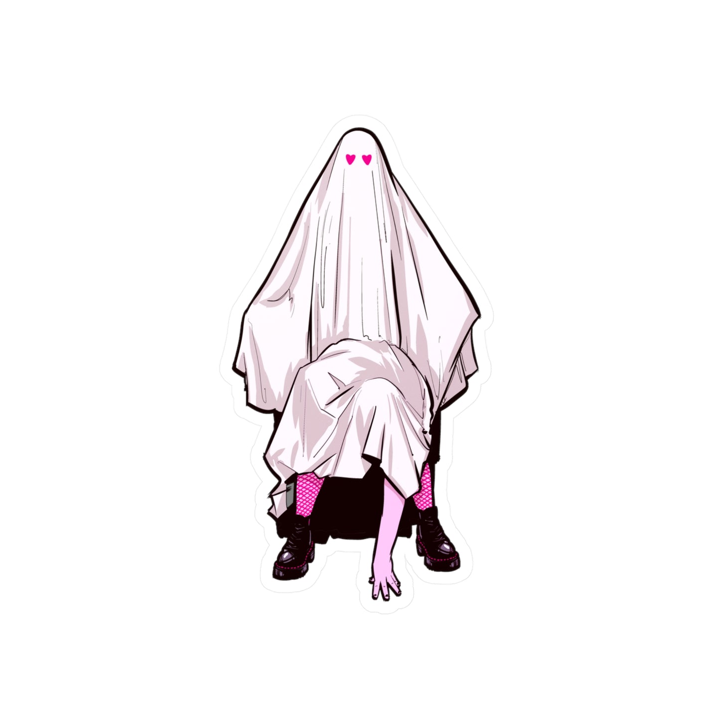 Two-Headed Ghost Kiss-Cut Vinyl Decal