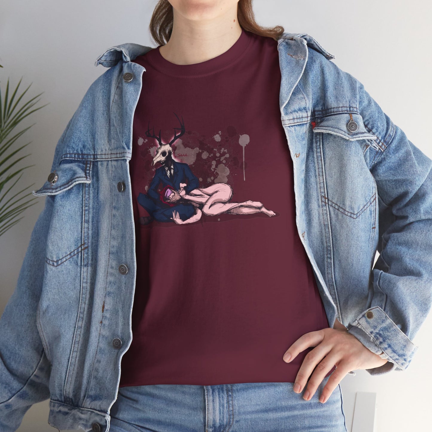 Deer Daddy Series 1: Shh Unisex Heavy Cotton Tee