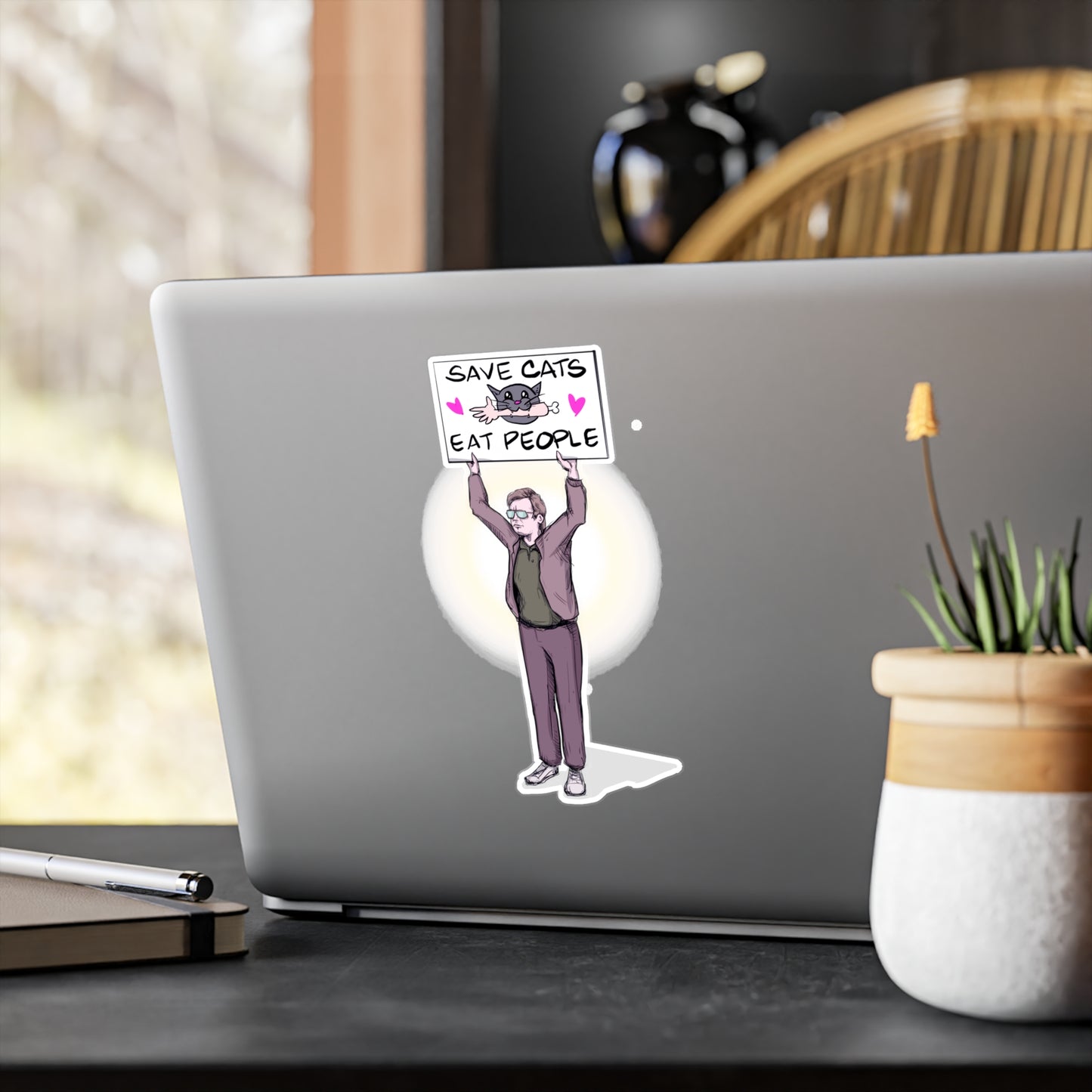 Activist Jeffrey Kiss-Cut Vinyl Decal