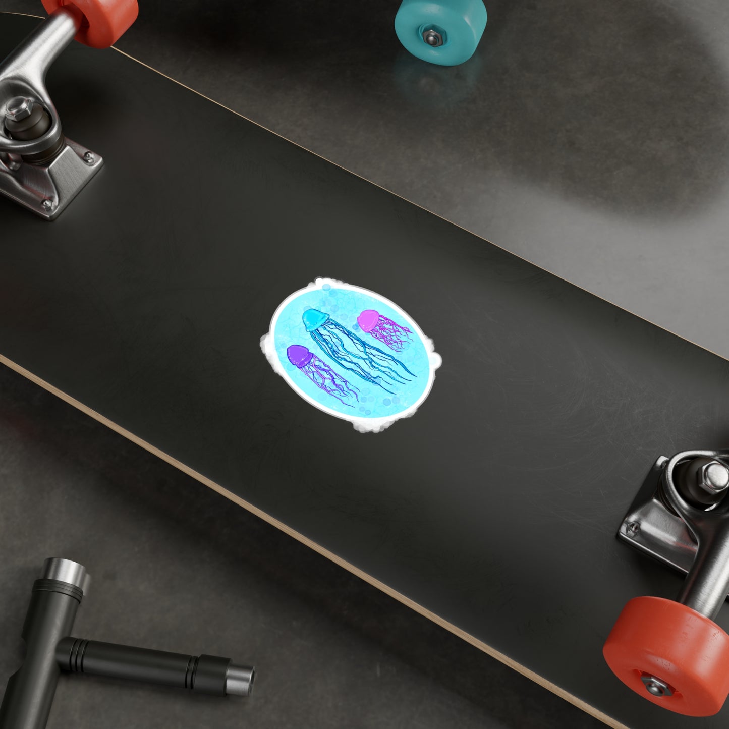 Jellyfish Varieties Kiss-Cut Vinyl Decal