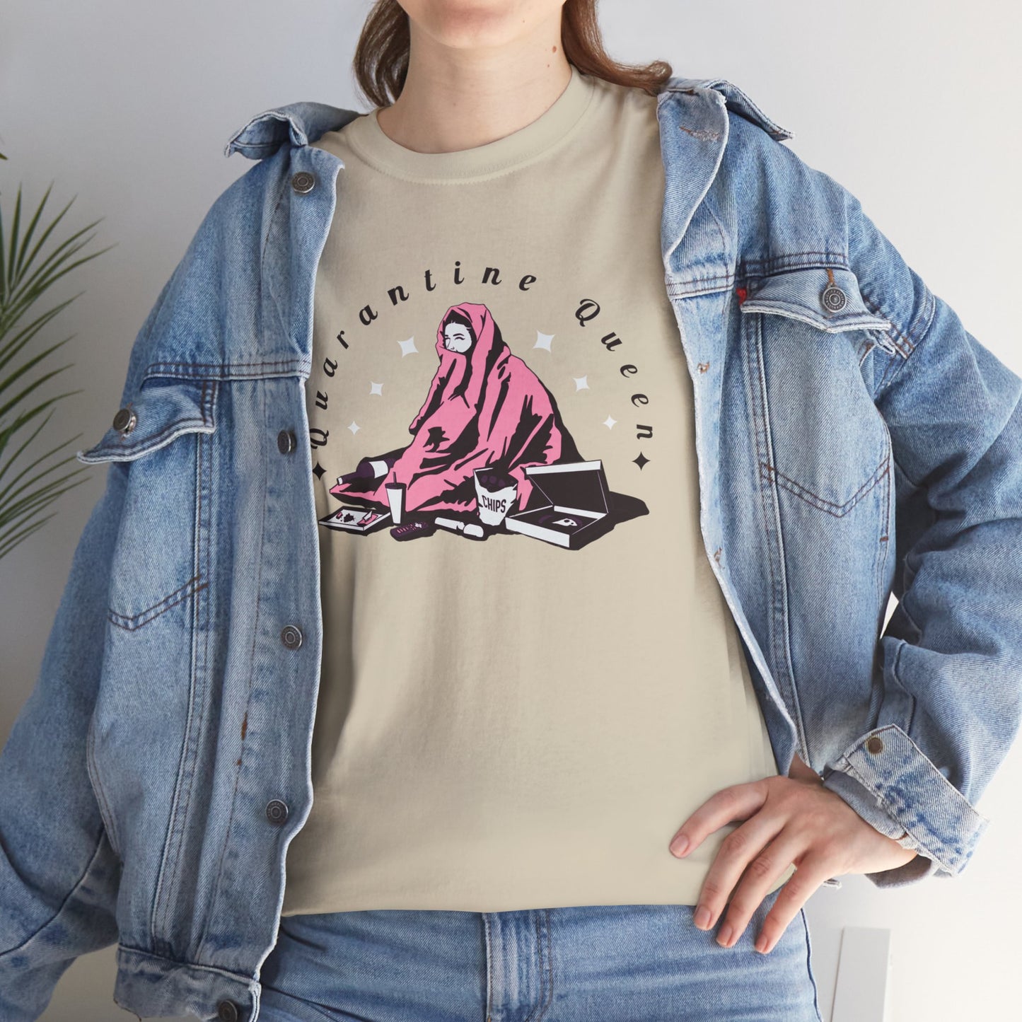 Quarantine Queen Unisex Heavy Cotton Tee