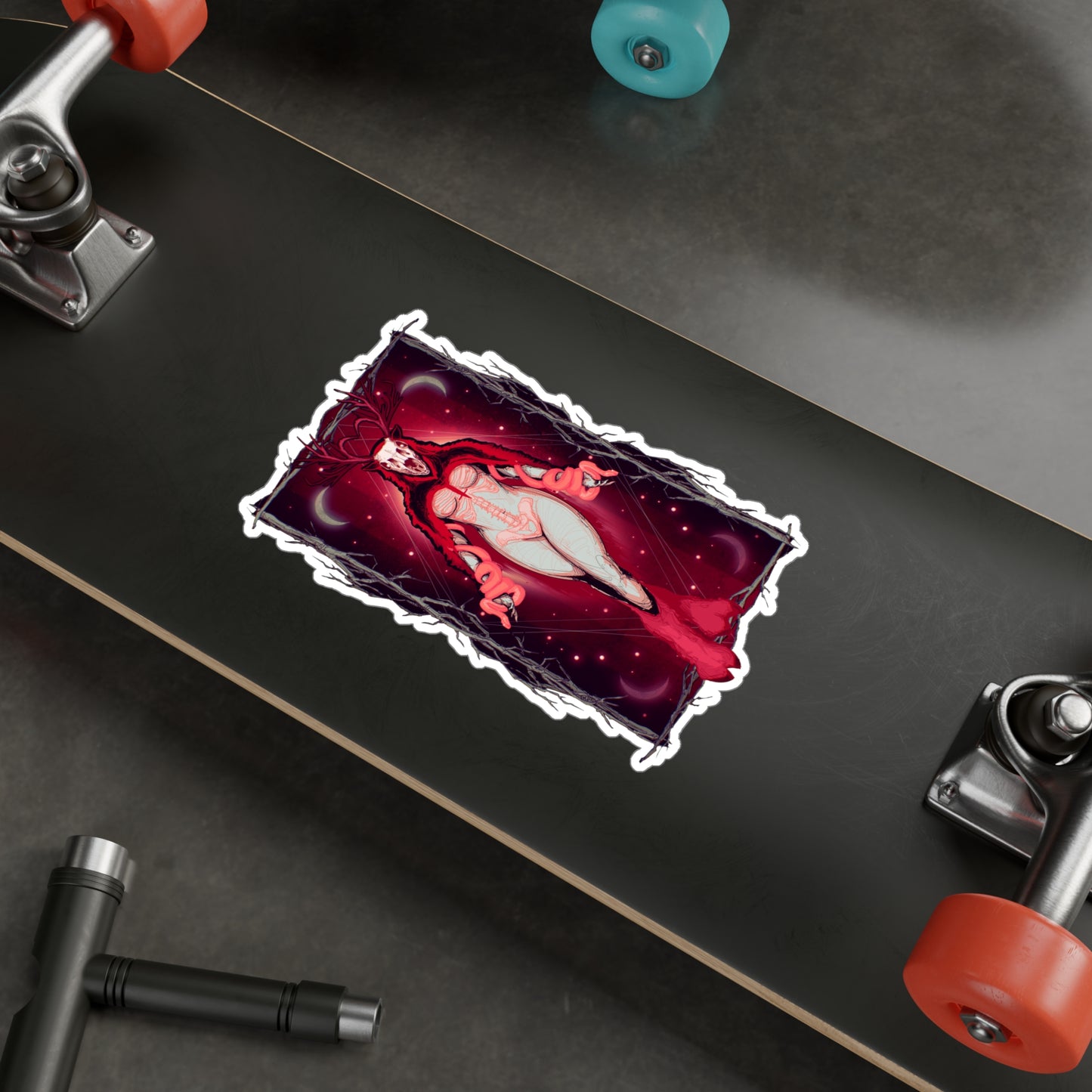 Female Wendigo Kiss-Cut Vinyl Decal