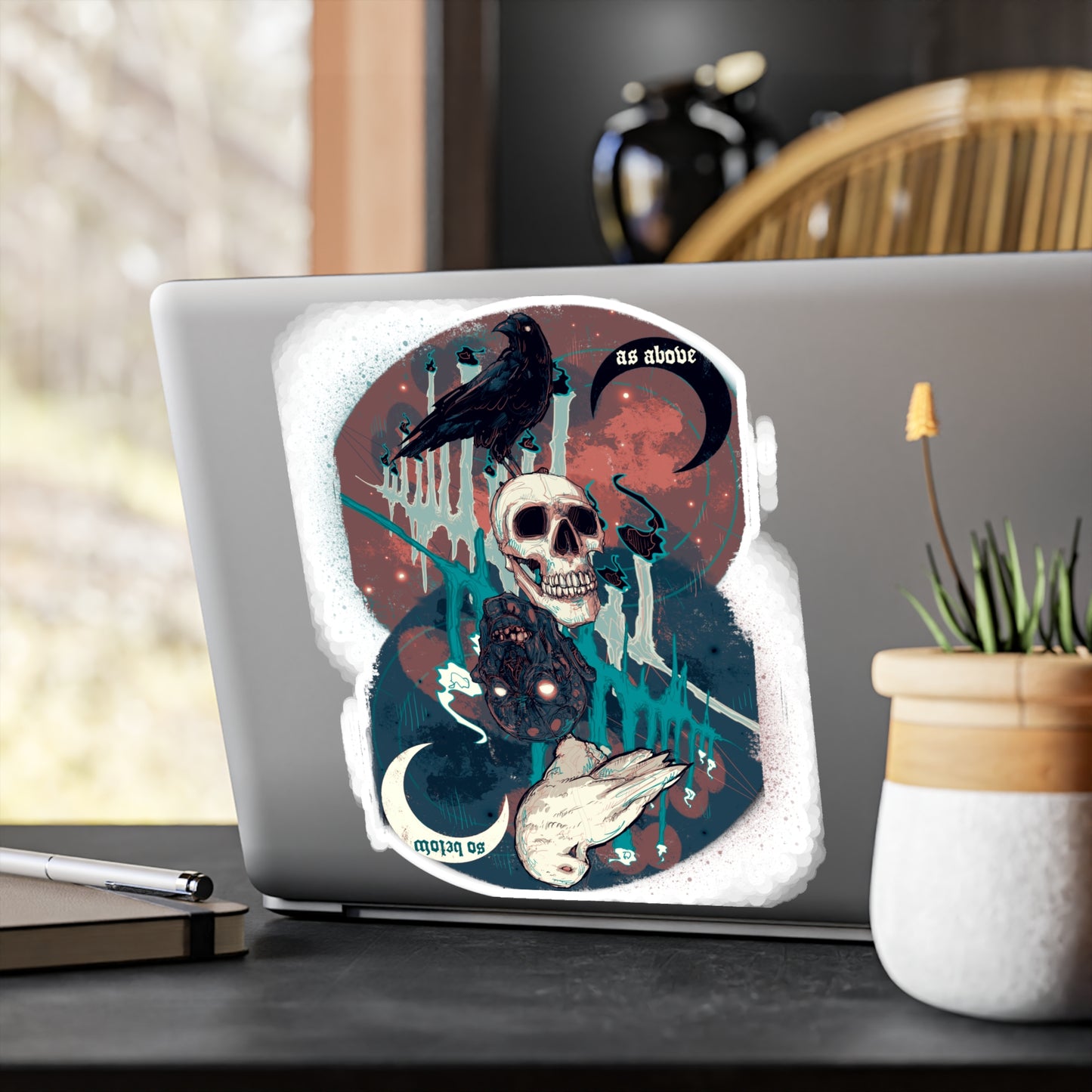 As Above So Below VI Kiss-Cut Vinyl Decal
