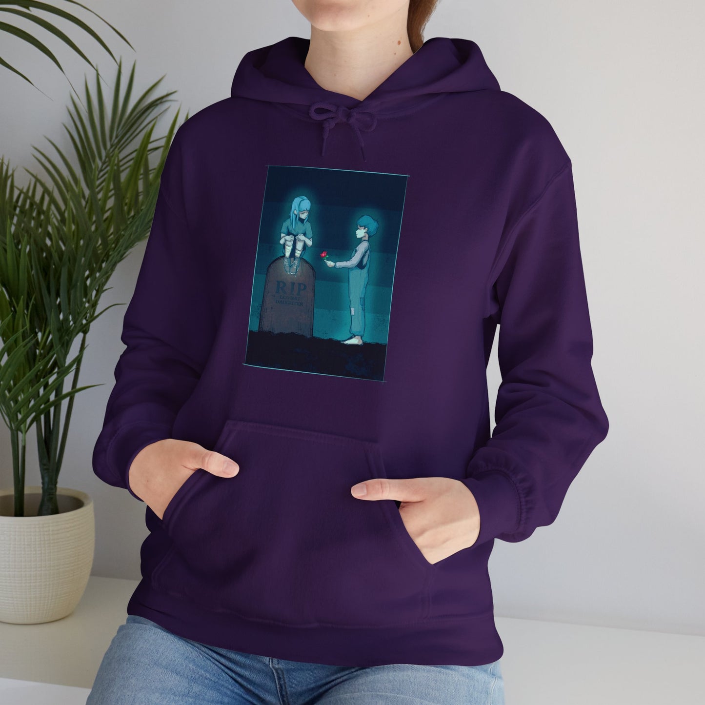 Ghost Kids Unisex Heavy Blend Hooded Sweatshirt