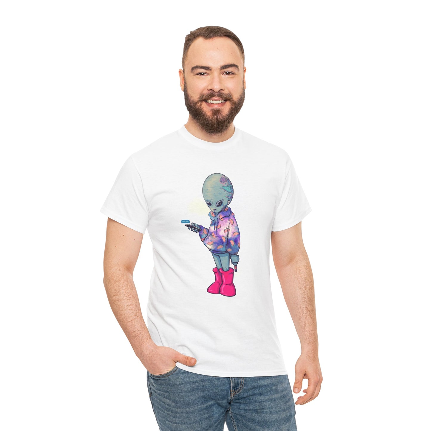 Earth Alien Unisex Heavy Cotton Tee