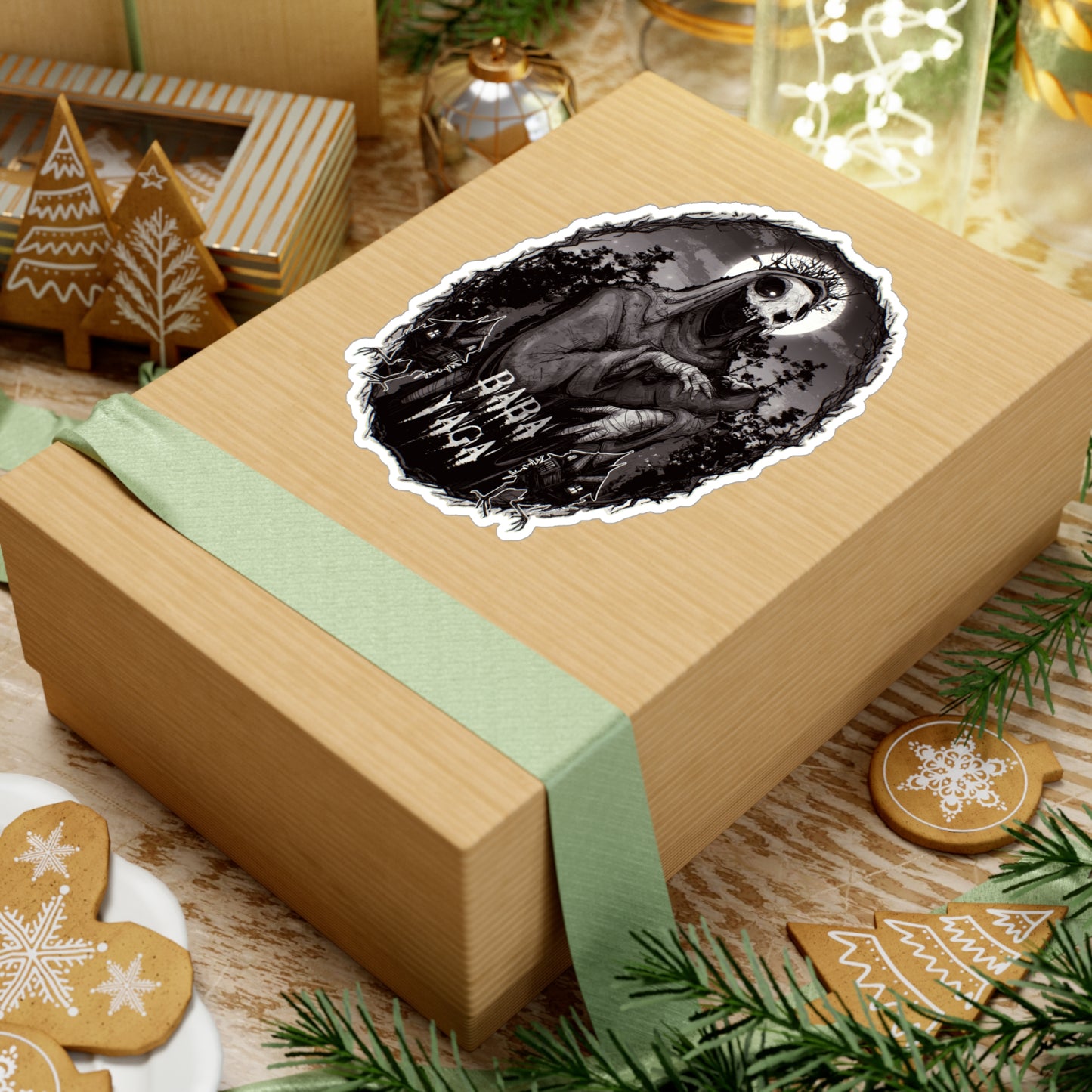 Baba Yaga Kiss-Cut Vinyl Decal