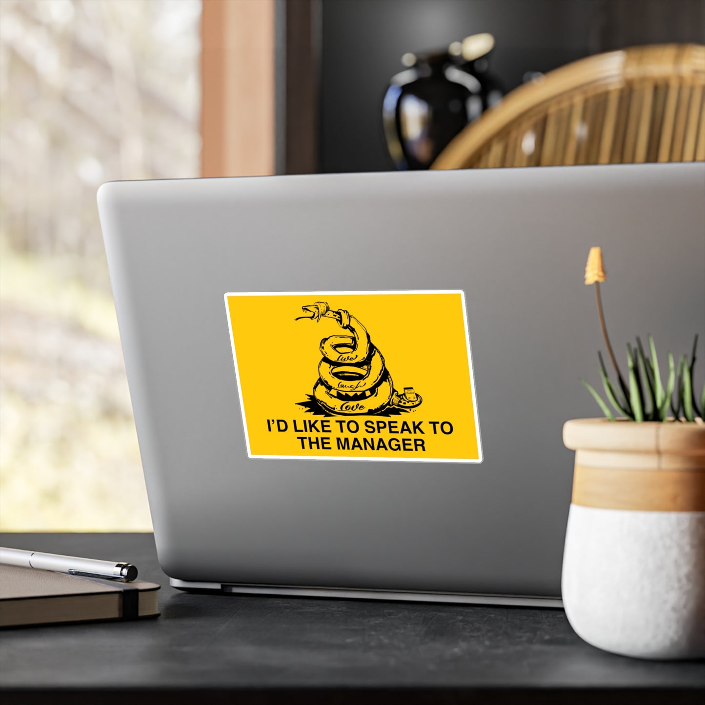 Gadsden Karen Kiss-Cut Vinyl Decal