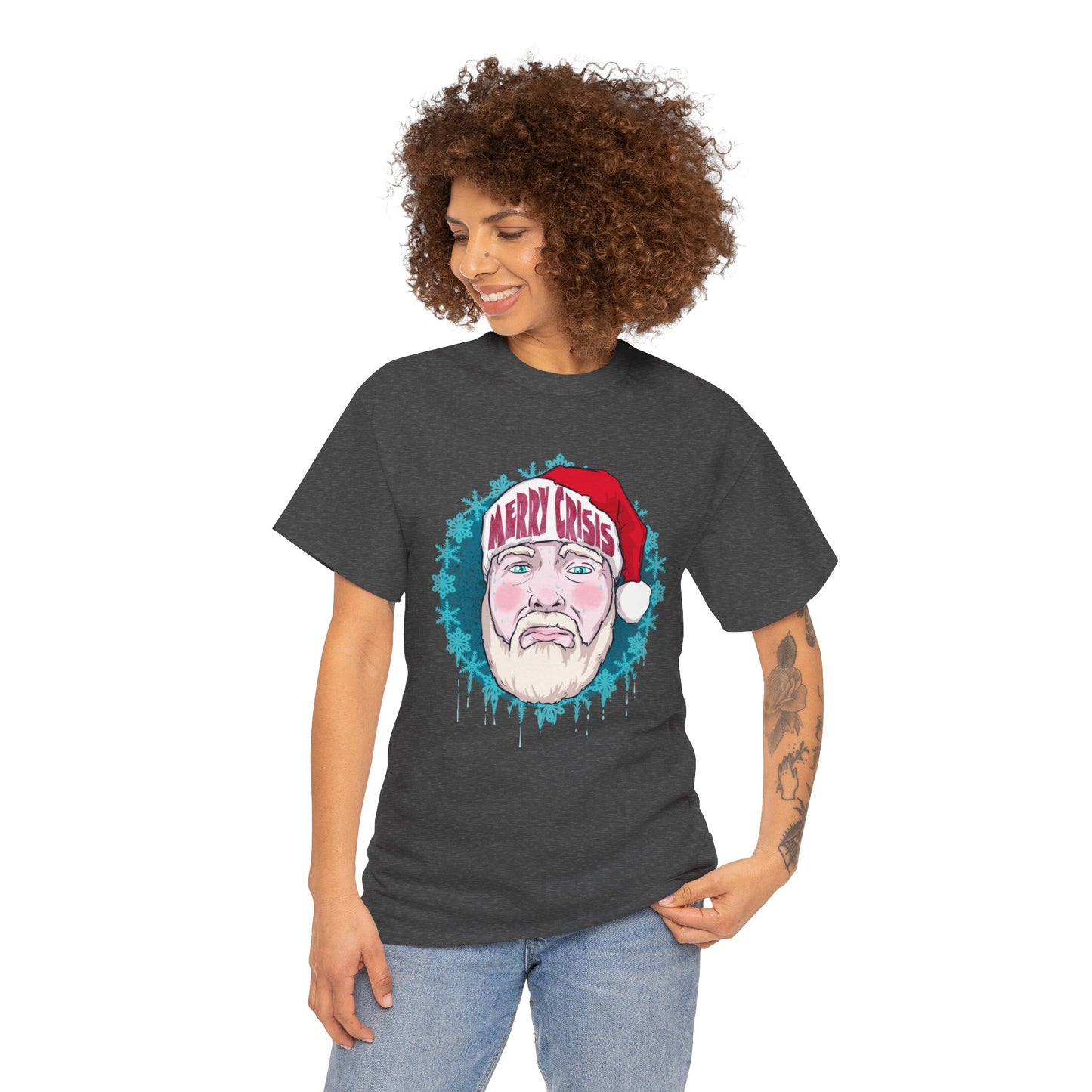 Merry Crisis Unisex Heavy Cotton Tee